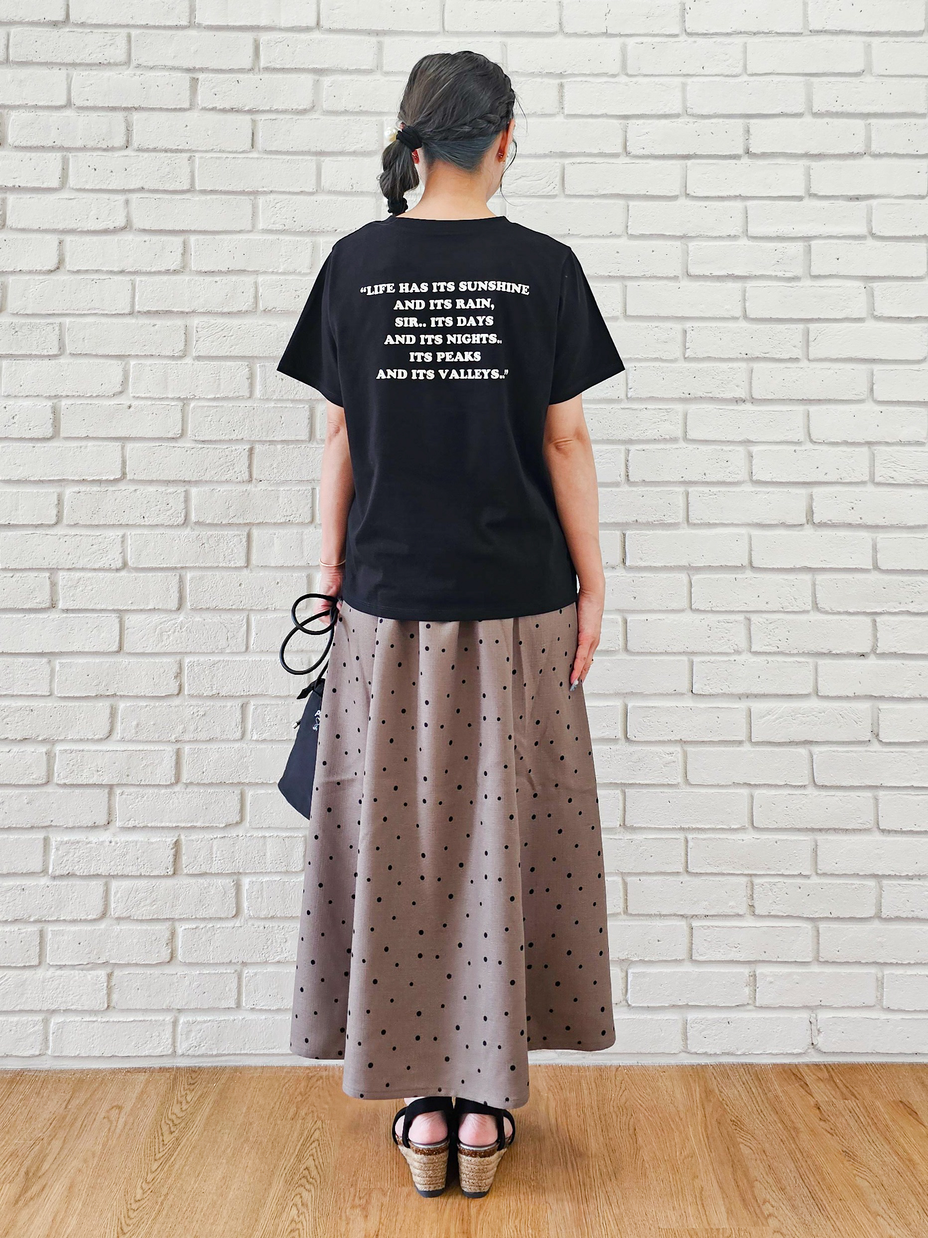 ゆゆさんの「SHOO･LA･RUE｜【PEANUTS】ひんやりプリントTシャツ」を使ったコーディネート