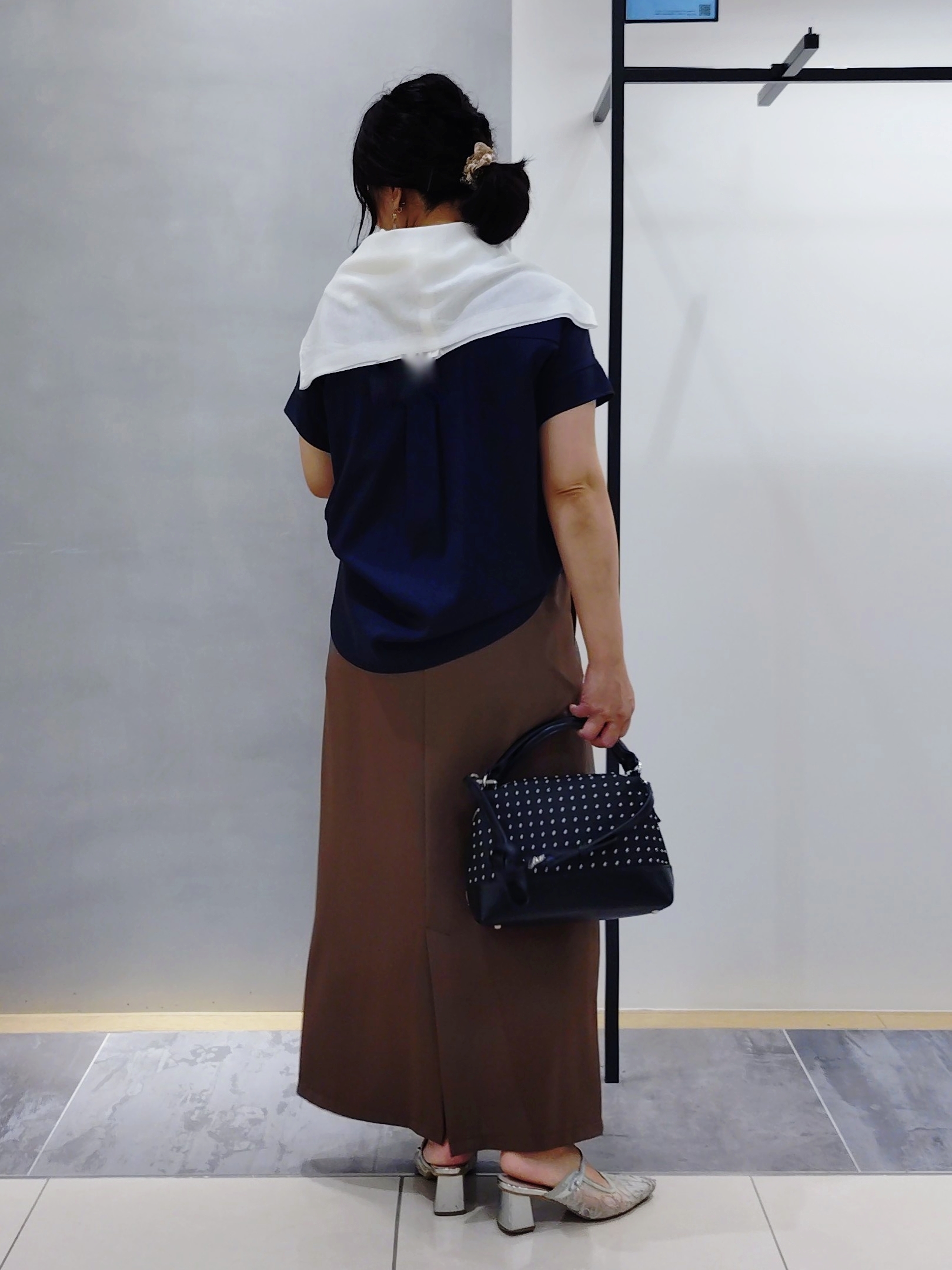 TOMOMIさんの「INDIVI｜【着る日傘】Iラインドロストスカート」を使ったコーディネート