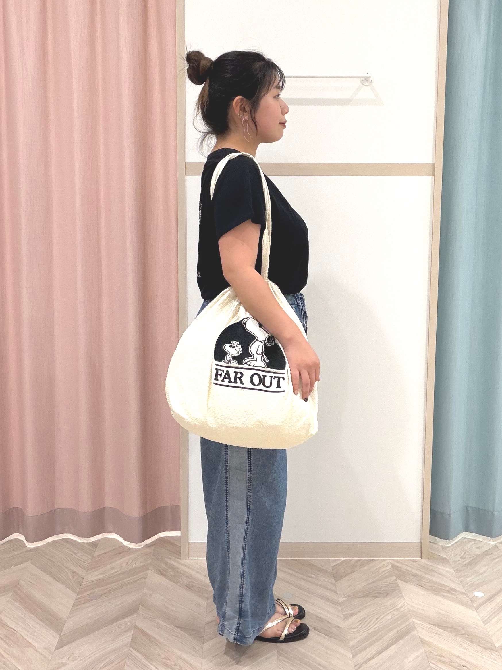 まちゃんなちゃんさんの「SHOO･LA･RUE｜【PEANUTS】ひんやりプリントTシャツ」を使ったコーディネート