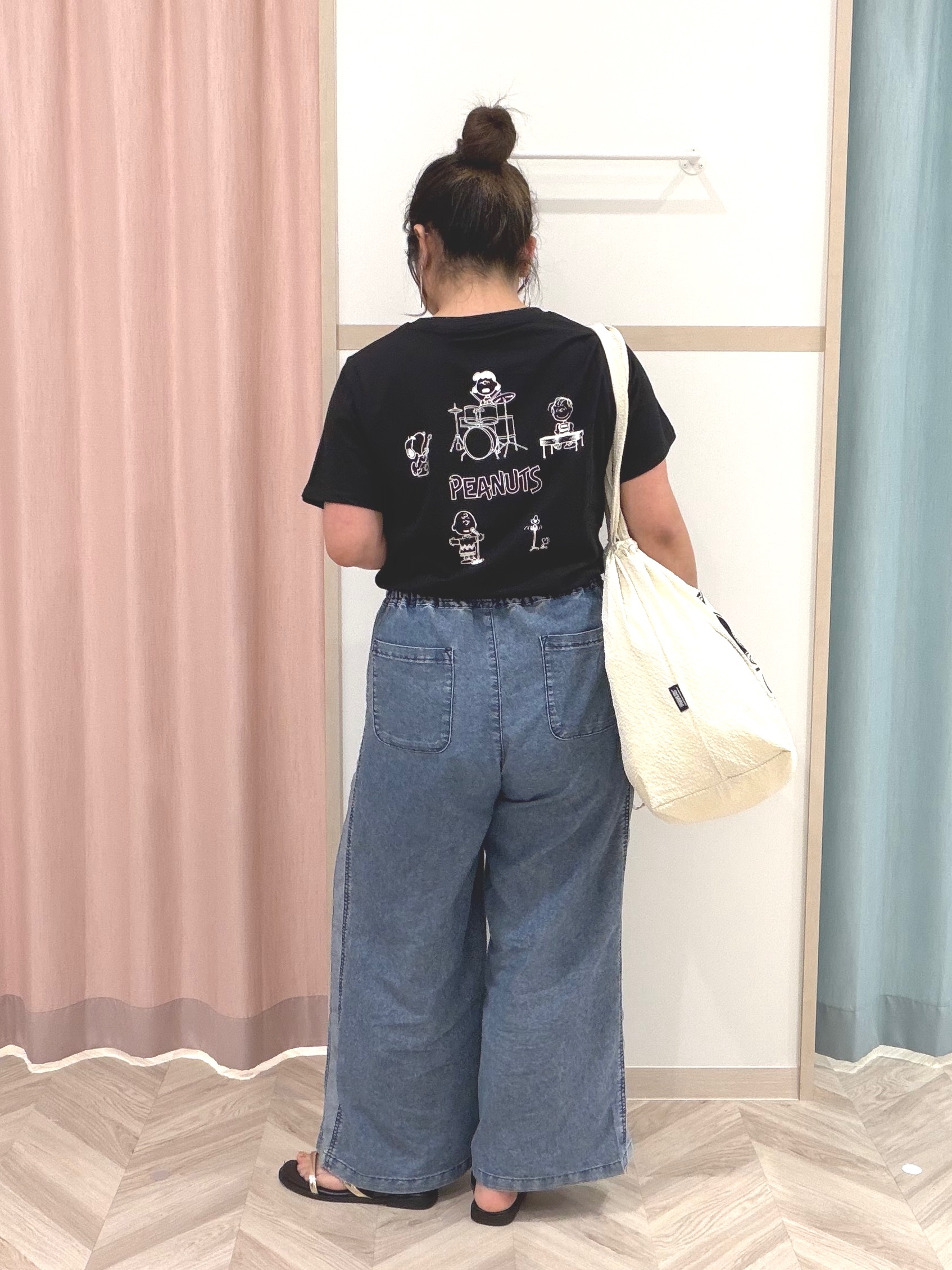 まちゃんなちゃんさんの「SHOO･LA･RUE｜【PEANUTS】ひんやりプリントTシャツ」を使ったコーディネート