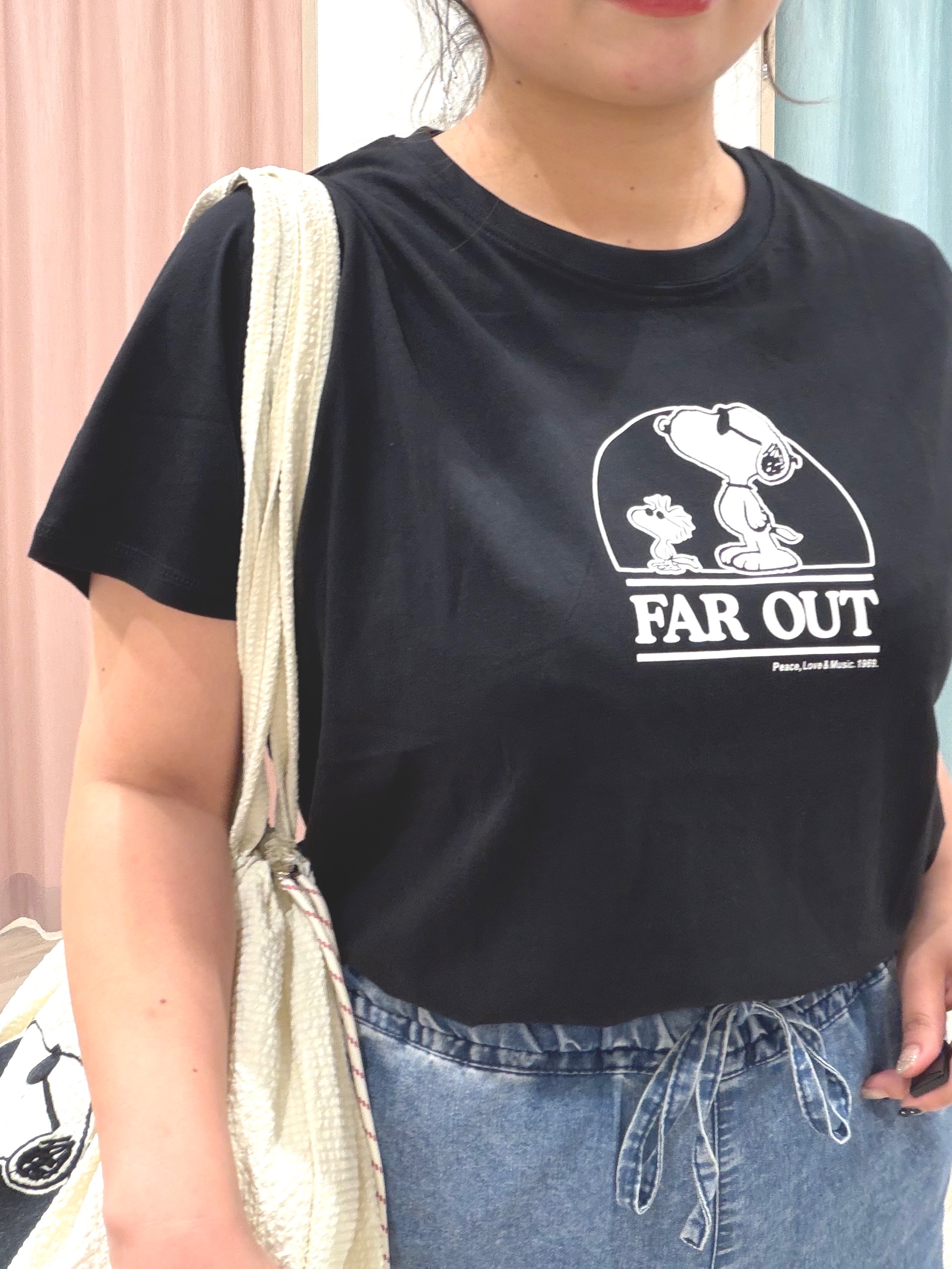 まちゃんなちゃんさんの「SHOO･LA･RUE｜【PEANUTS】ひんやりプリントTシャツ」を使ったコーディネート