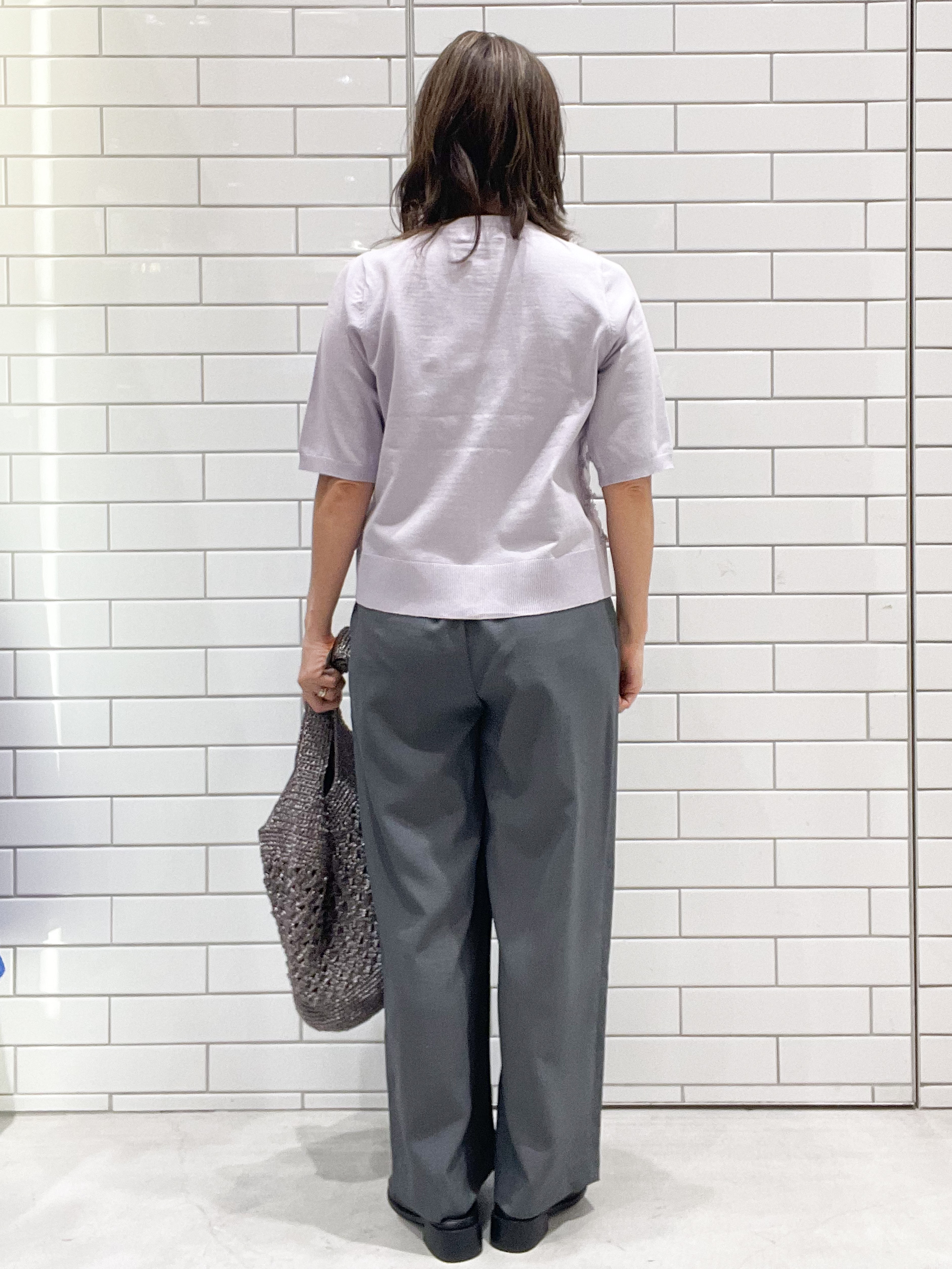 oiさんの「OPAQUE.CLIP｜フロントレースニットカーディガン【洗える】」を使ったコーディネート