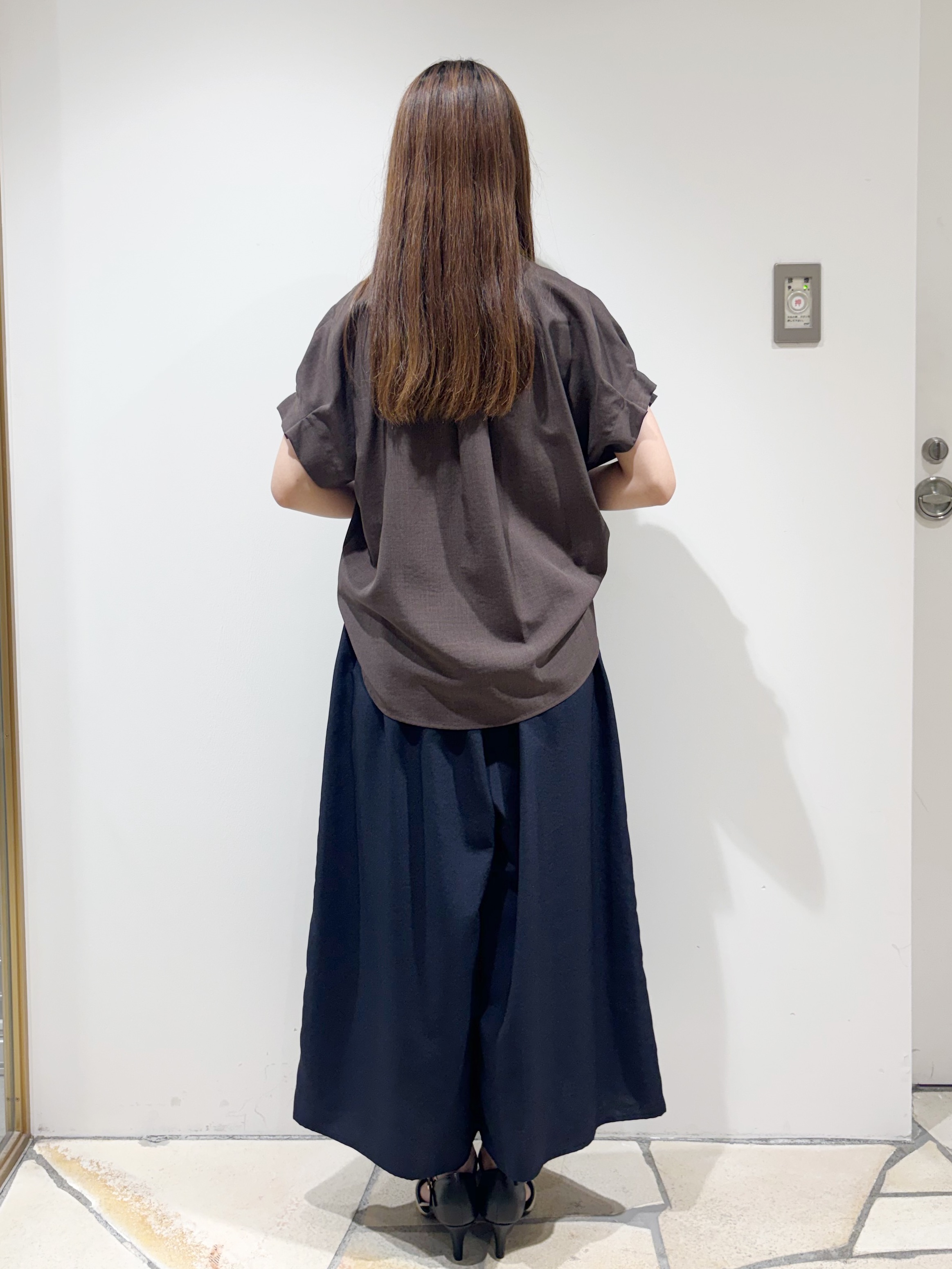 みあたんさんの「index｜【接触冷感／吸水速乾】タックスキッパーブラウス《防シワ／イージーアイロン／洗濯機OK／9col》」を使ったコーディネート