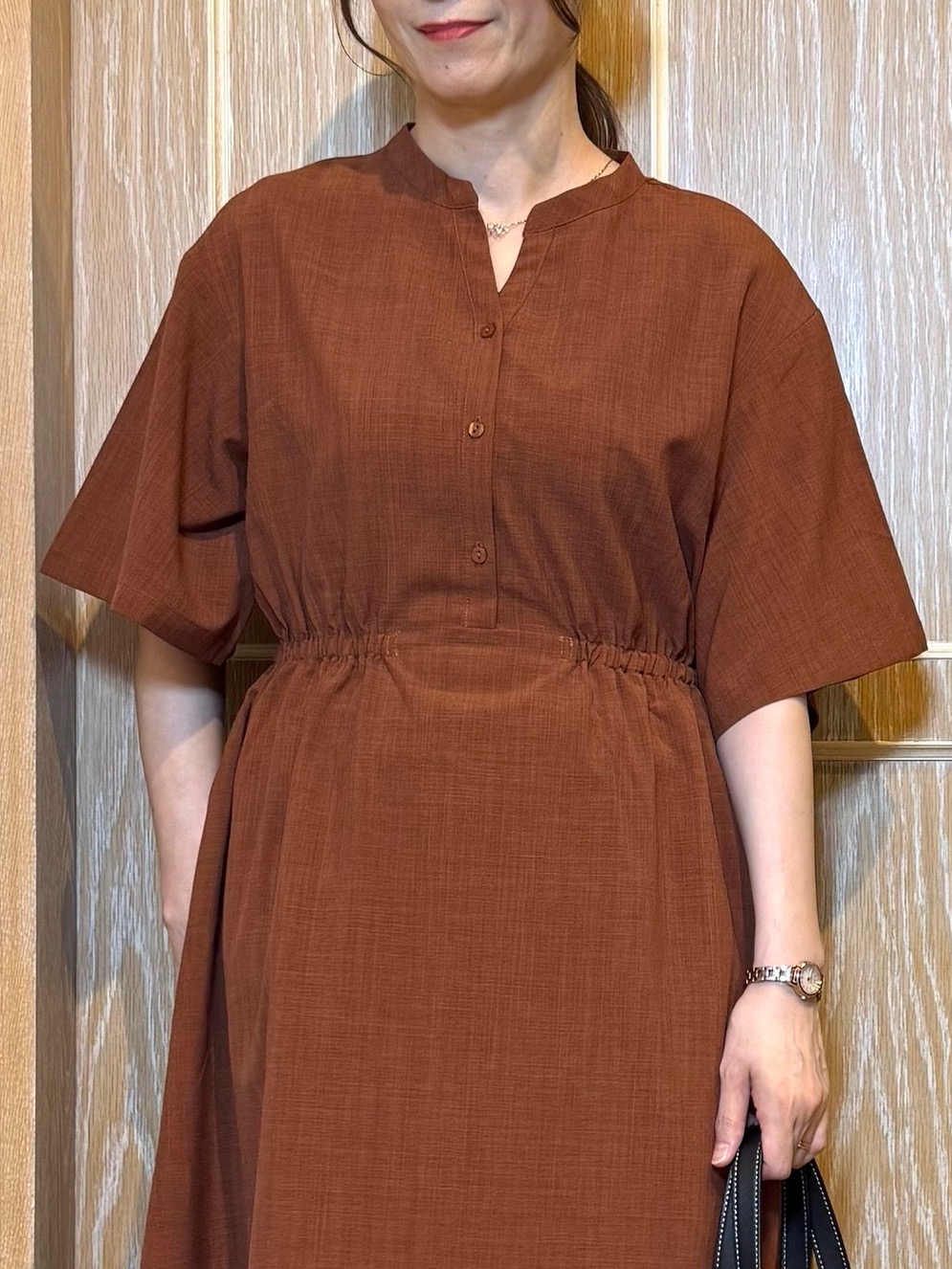 KAORIさんの「SHOO･LA･RUE｜ウエストサイドギャザーワンピース」を使ったコーディネート
