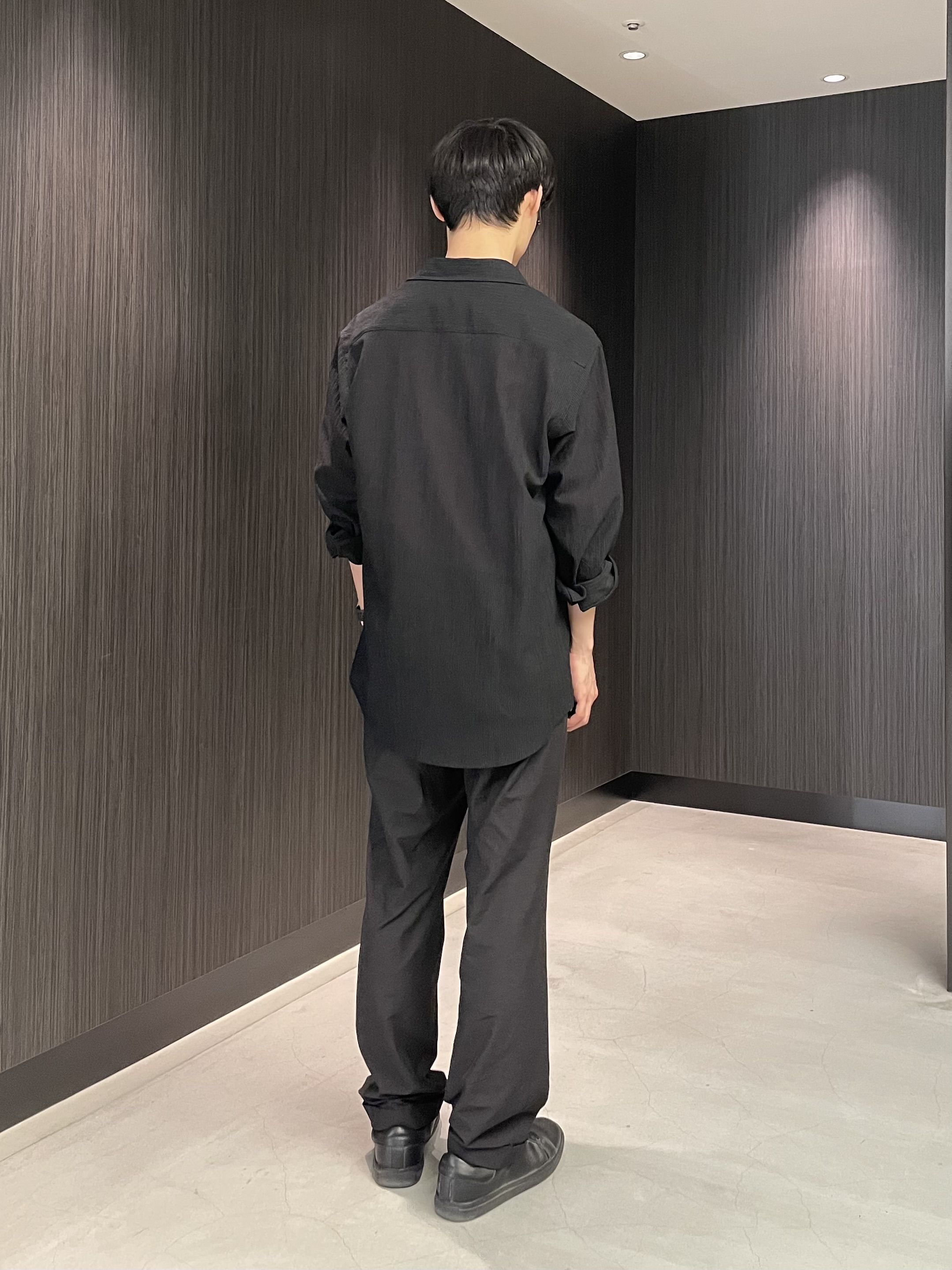 Okdさんの「TAKEO KIKUCHI｜【通気性】トリコットサッカー 7分袖シャツ」を使ったコーディネート