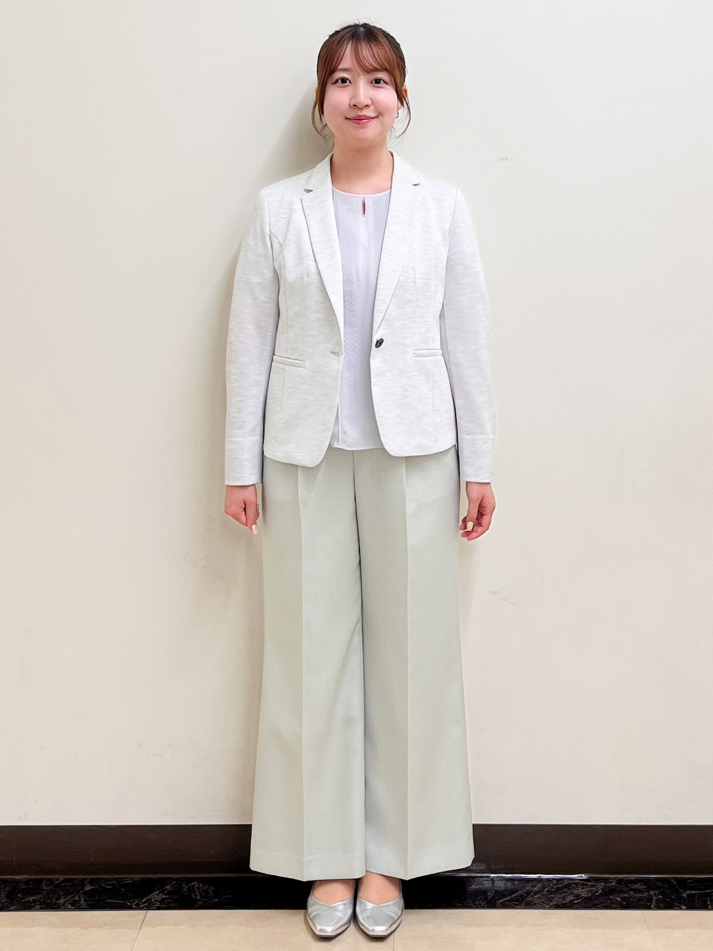 mikikoさんの「Reflect｜【SS-4Lサイズ／UVカット／接触冷感】匠ジャケット／ベーシックテーラード」を使ったコーディネート