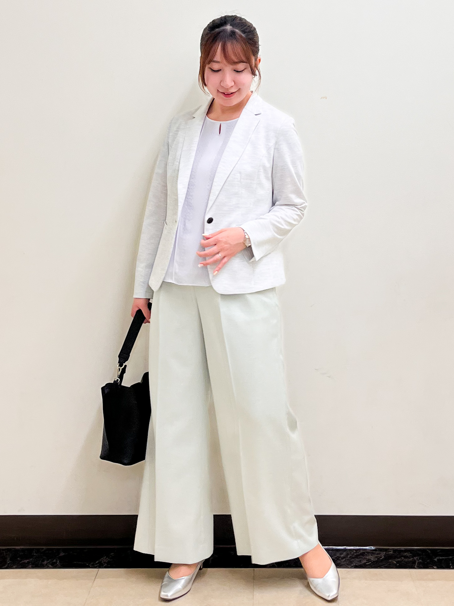 mikikoさんの「Reflect｜【SS-4Lサイズ／UVカット／接触冷感】匠ジャケット／ベーシックテーラード」を使ったコーディネート