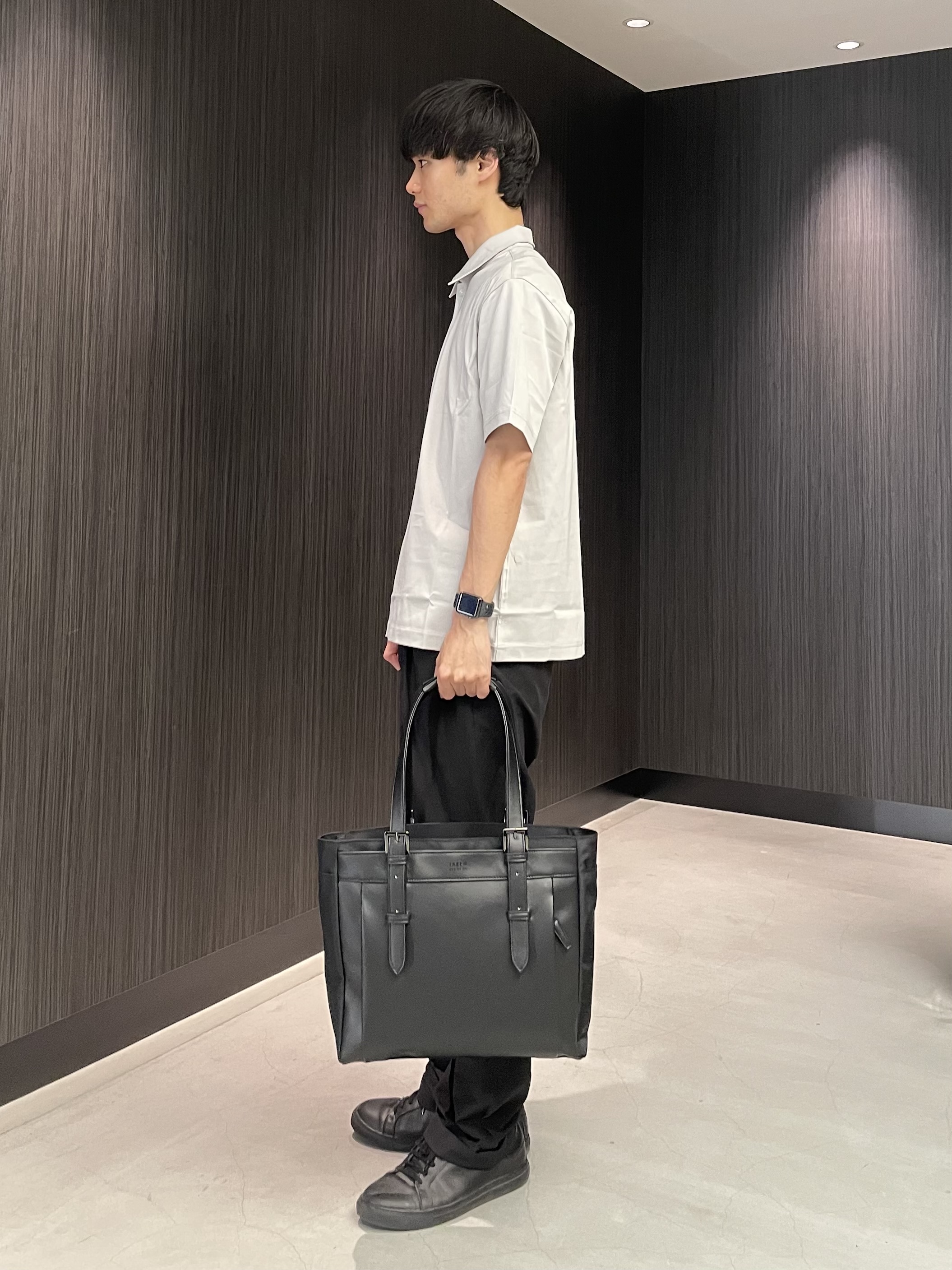 Okdさんの「TAKEO KIKUCHI｜【接触冷感】アイスクリアコットン ワンポイント ポロシャツ」を使ったコーディネート