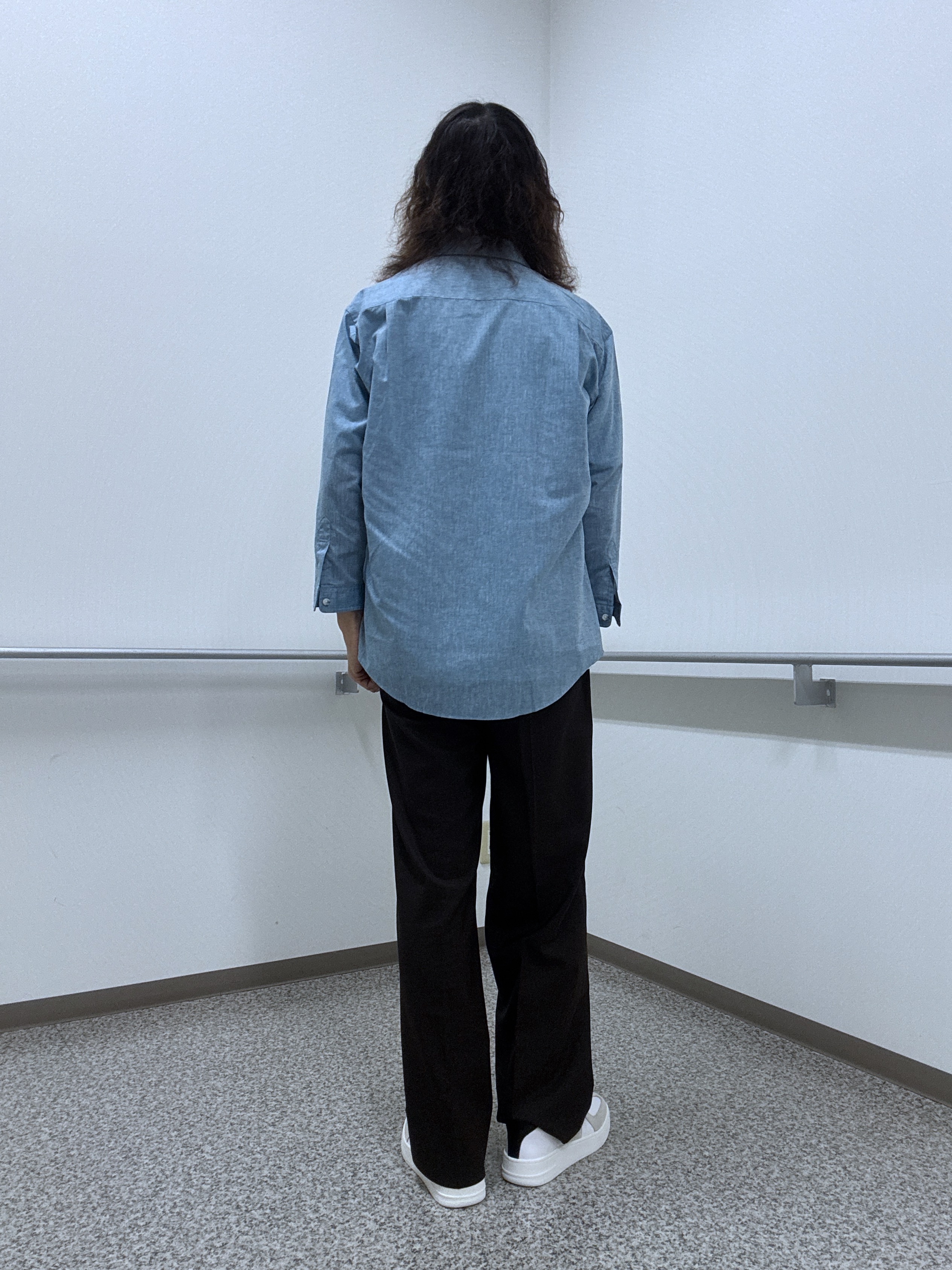 おーのさんの「TAKEO KIKUCHI｜【接触冷感】ハイブリッド リネン 七分袖シャツ」を使ったコーディネート