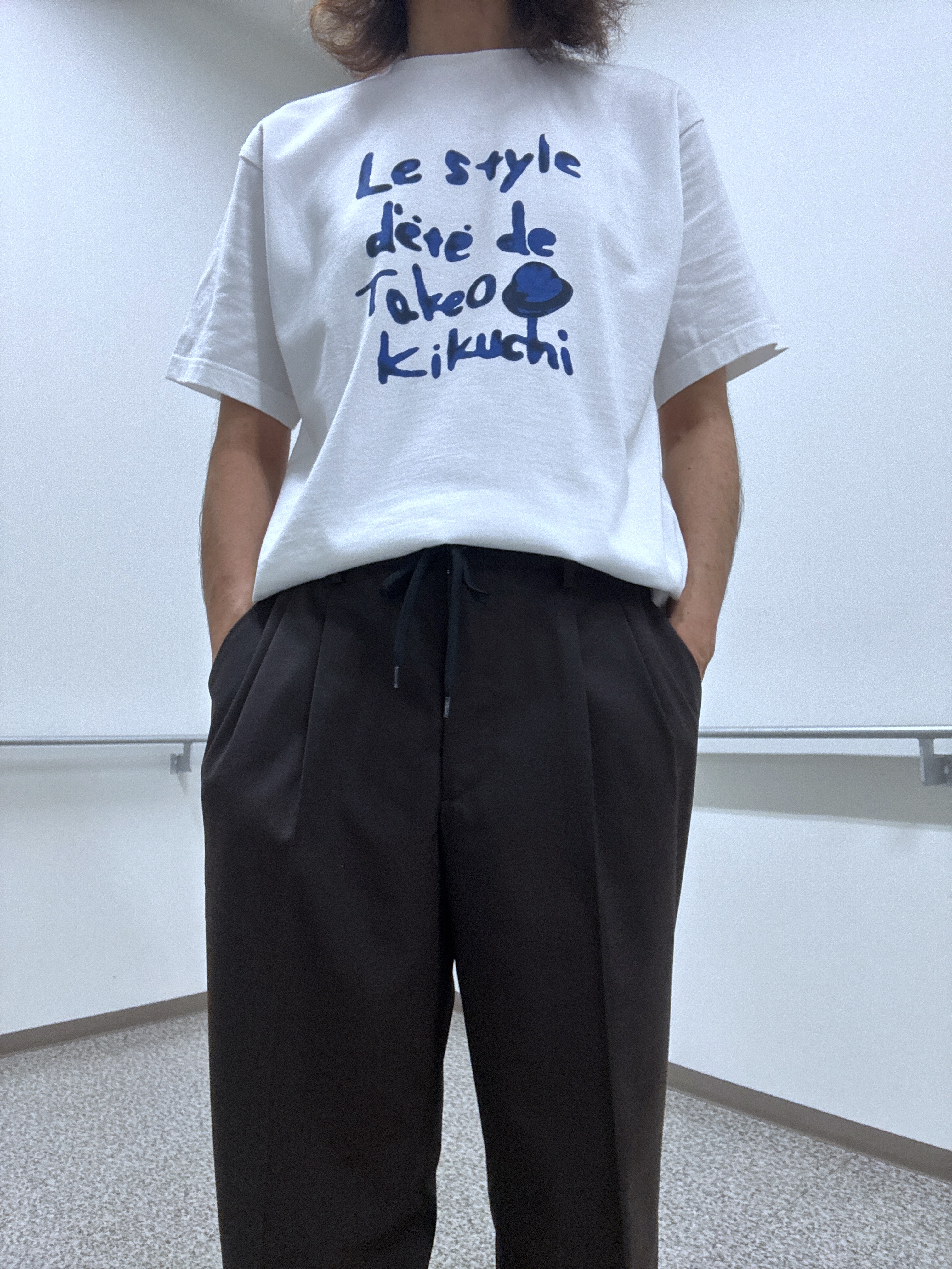 おーのさんの「TAKEO KIKUCHI｜【接触冷感】ハイブリッド リネン 七分袖シャツ」を使ったコーディネート