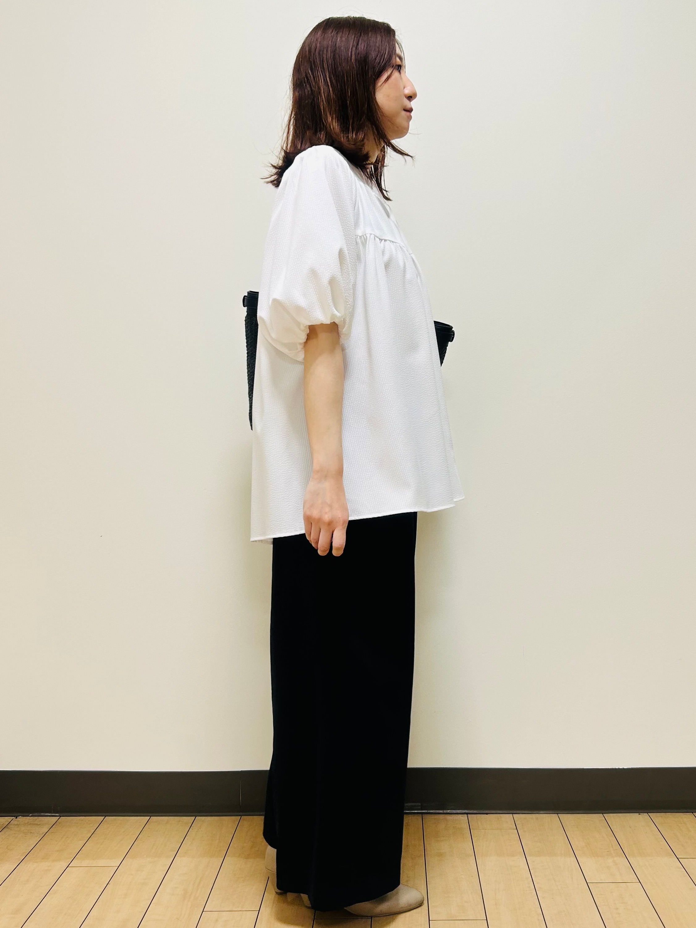 miiiさんの「Reflect｜ギャザーデザインブラウス」を使ったコーディネート