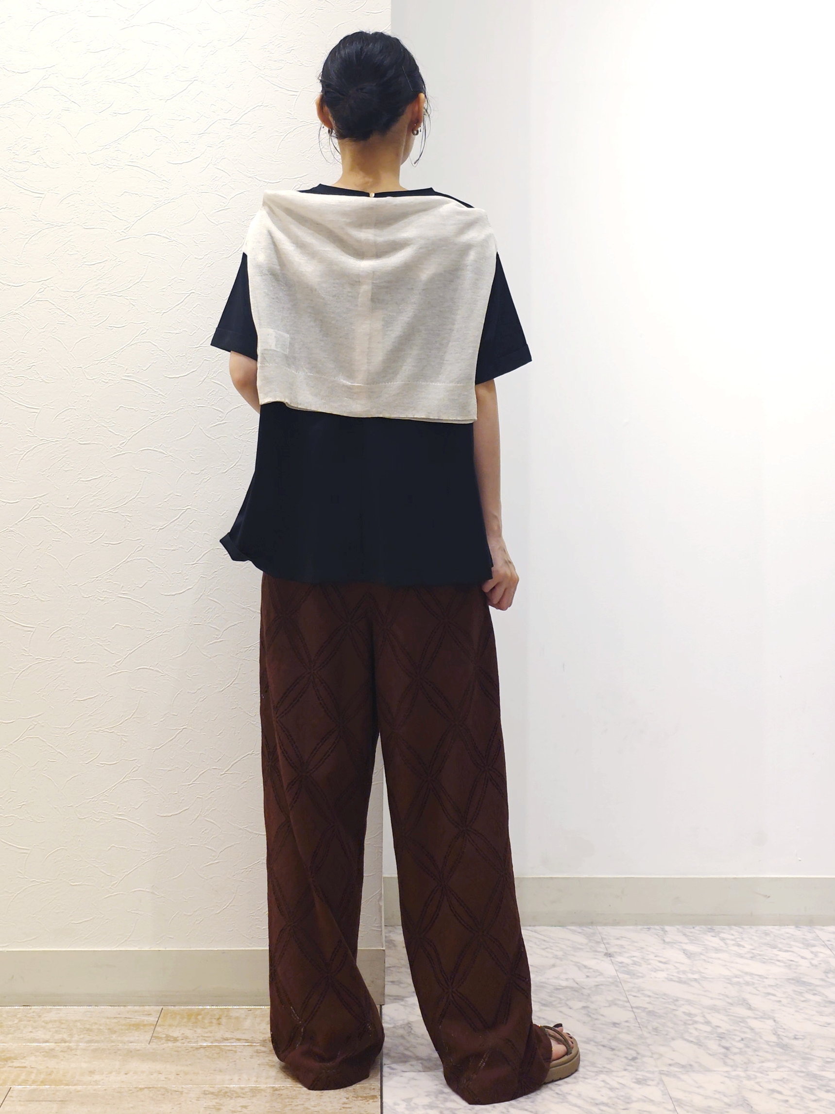ケイさんの「grove｜【遮熱／吸水速乾／接触冷感／UVカット】フレアシルエットTシャツ」を使ったコーディネート