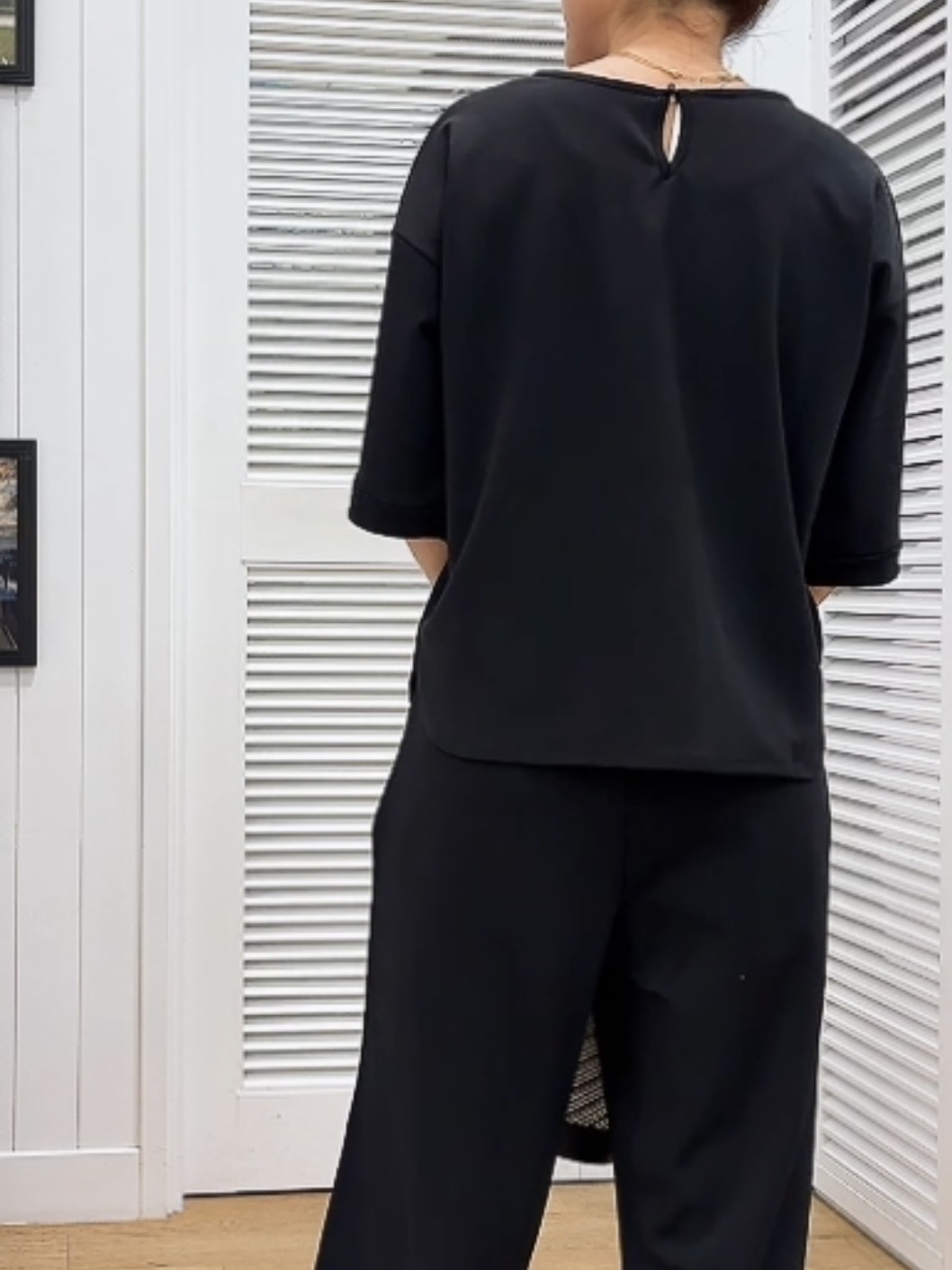 Yasucoさんの「Dessin｜【2点セット/洗える】ジョーゼットセットアップ」を使ったコーディネート