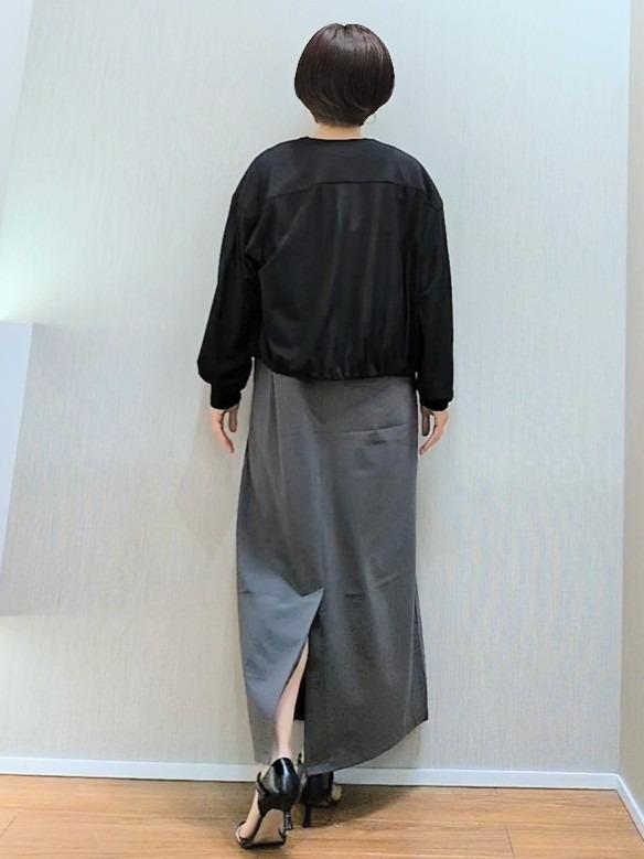 ミズタさんの「UNTITLED｜【古畑星夏さん着用/洗える】シアーブルゾン」を使ったコーディネート