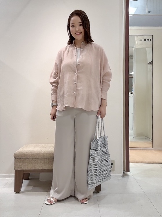 YUIさんの「UNTITLED｜【麻100】リネンドルマンシャツ」を使ったコーディネート