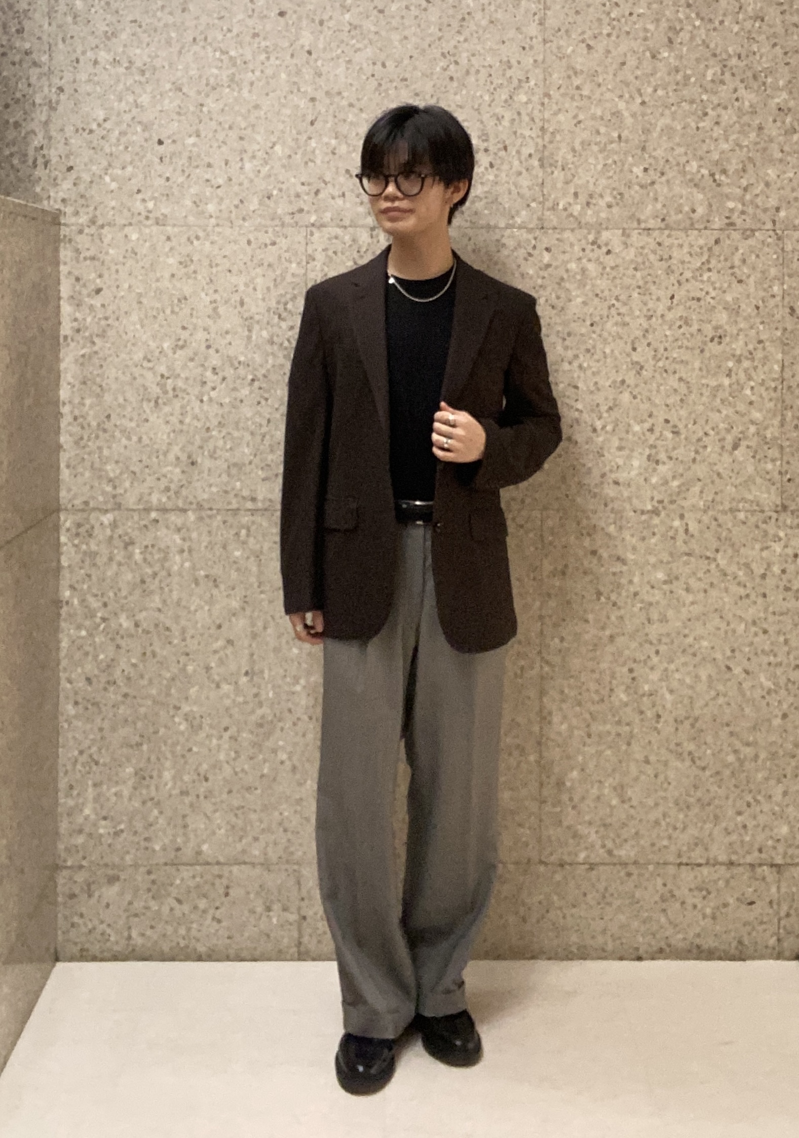 キムラさんの「TAKEO KIKUCHI｜【抗菌防臭】CALCULO（R）ジャージ ジャケット」を使ったコーディネート
