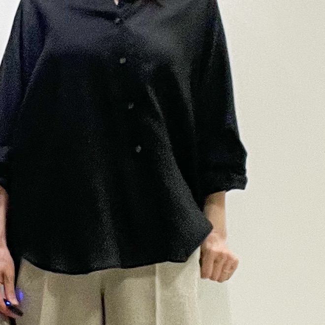めいさんの「UNTITLED｜【麻100】リネンドルマンシャツ」を使ったコーディネート