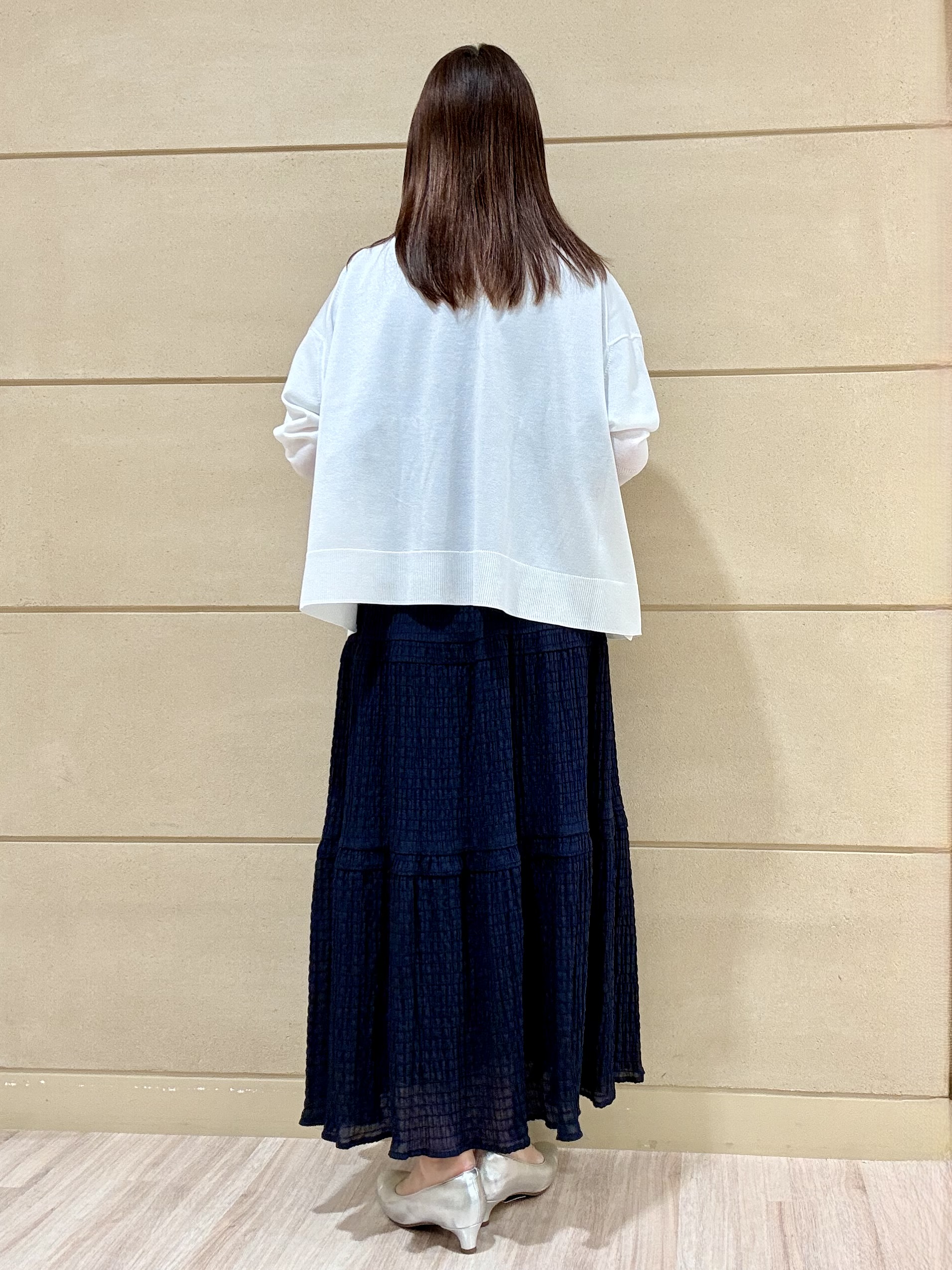 Marさんの「Reflect｜【UVカット／接触冷感】レーススリーブジャージカットソー」を使ったコーディネート