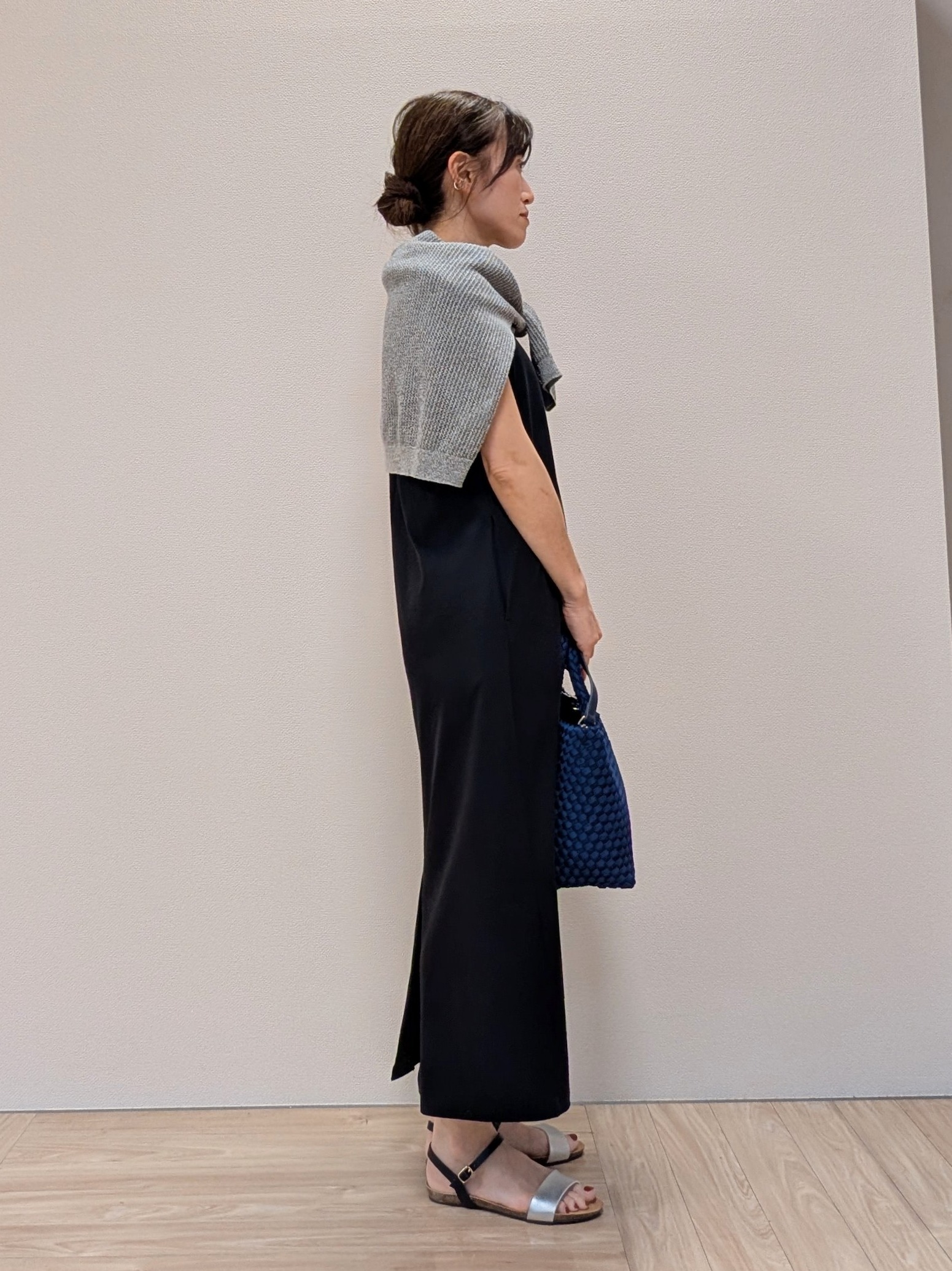 Rieさんの「UNTITLED｜シアーメッシュニット」を使ったコーディネート