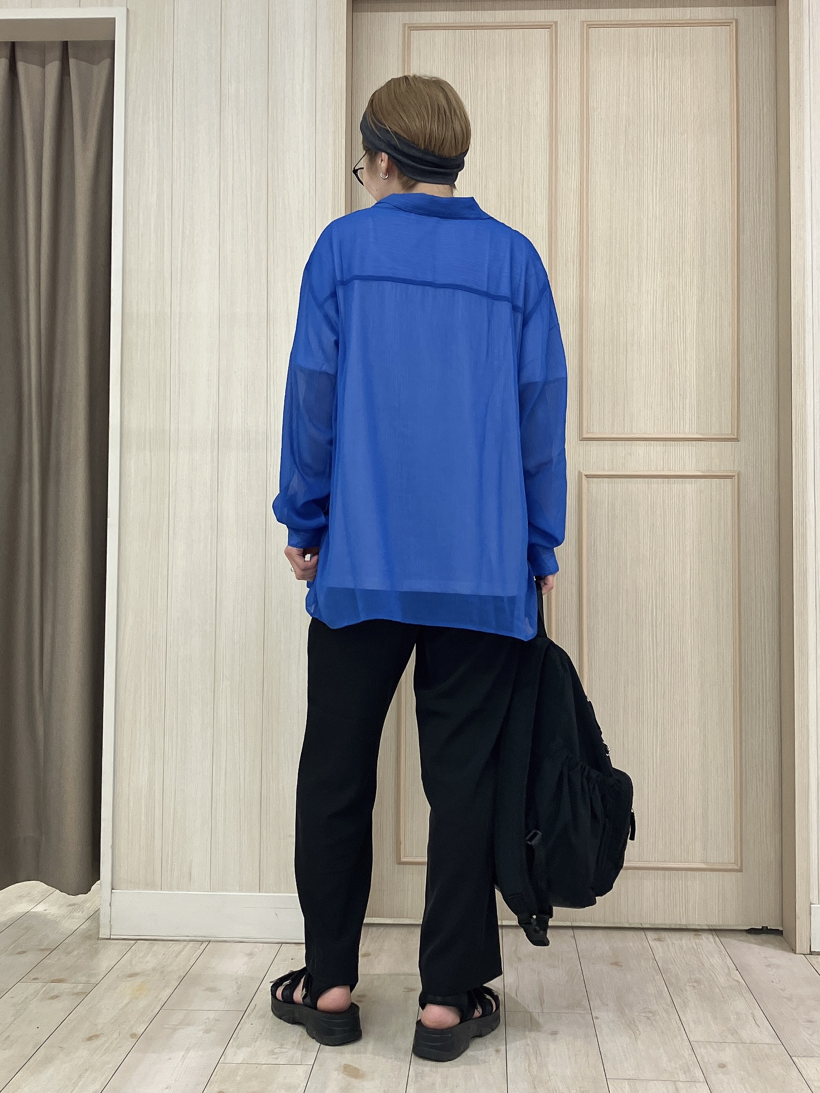 Turnerさんの「SHOO･LA･RUE｜【洗濯機可】ダブルポケット 楊柳しぼしぼシアーシャツ」を使ったコーディネート