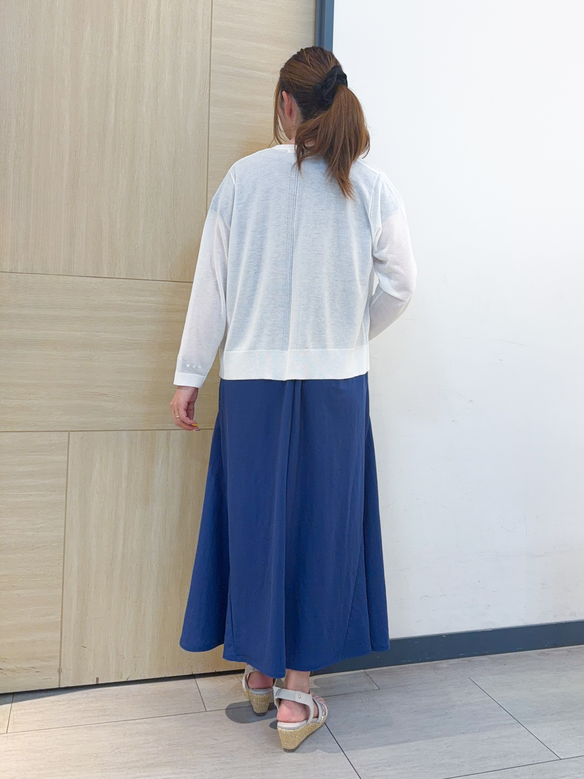 nanaさんの「grove｜高評価！【接触冷感／UVカットetc】ベーシックショートカーディガン」を使ったコーディネート