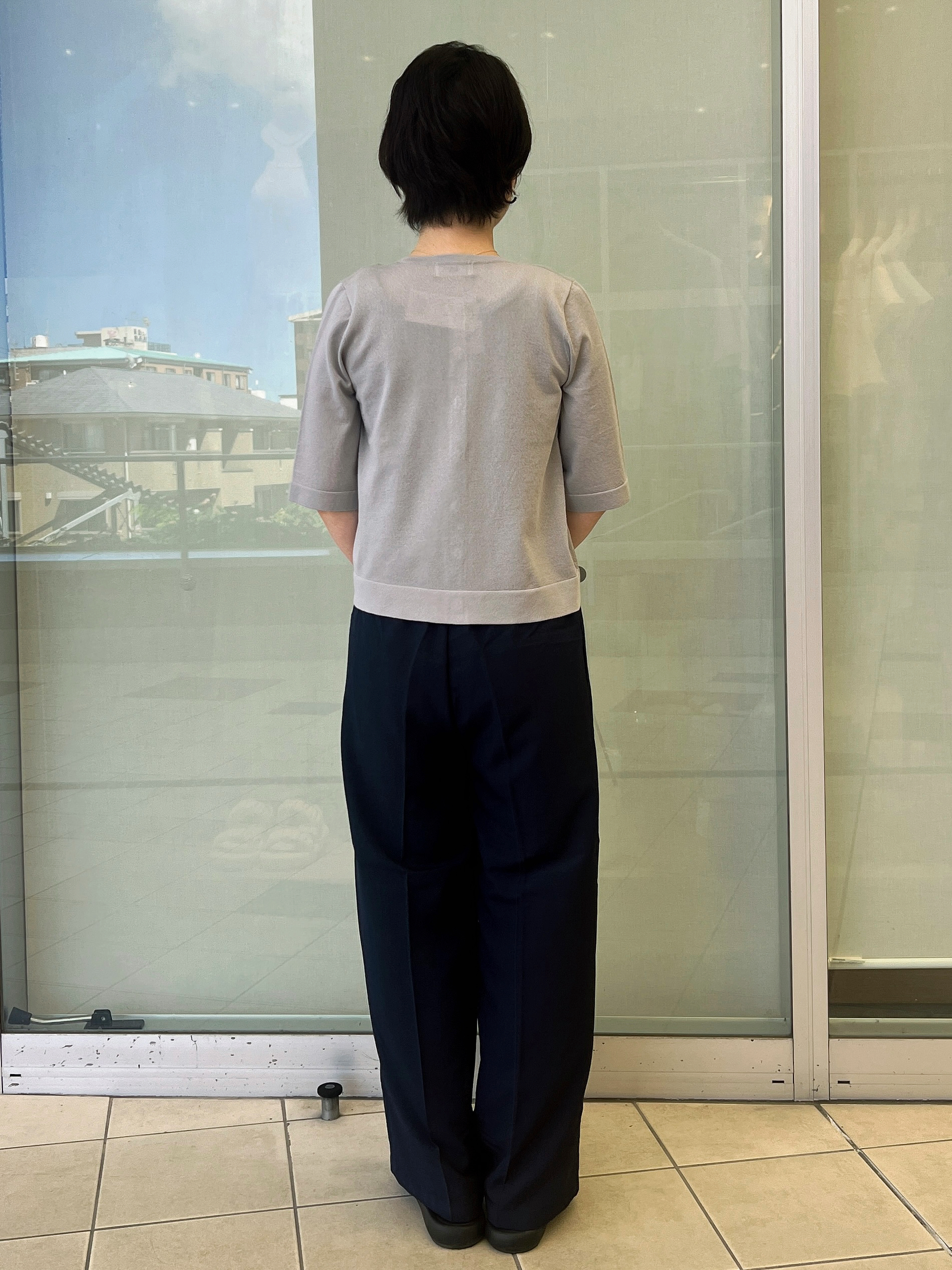 yo-koさんの「OPAQUE.CLIP｜【UV】ドライタッチラメニットカーディガン《洗える》」を使ったコーディネート