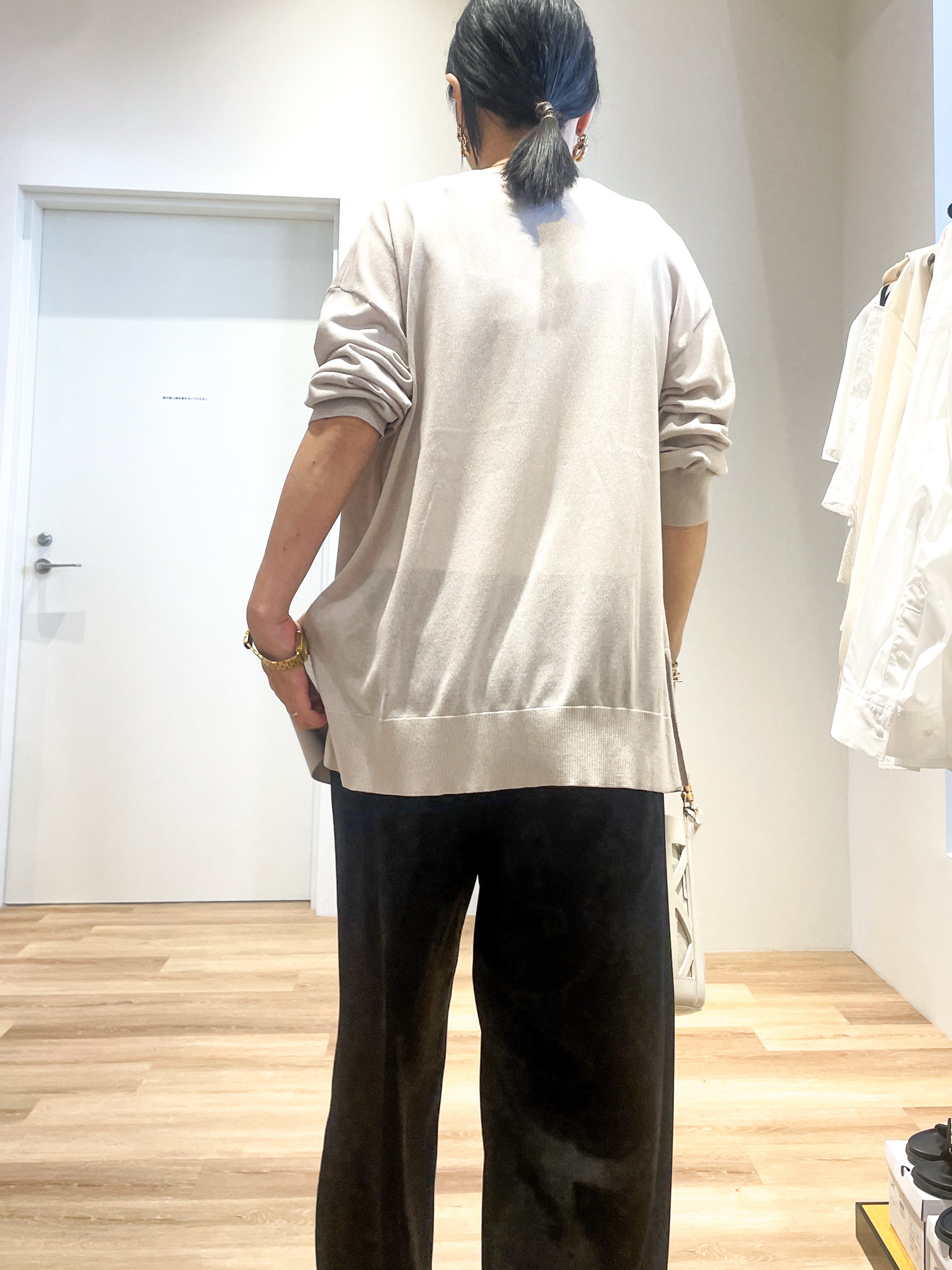 あいさんの「OPAQUE.CLIP｜【接触冷感】ニットカーディガン《洗濯機OK／抗ピリング》」を使ったコーディネート