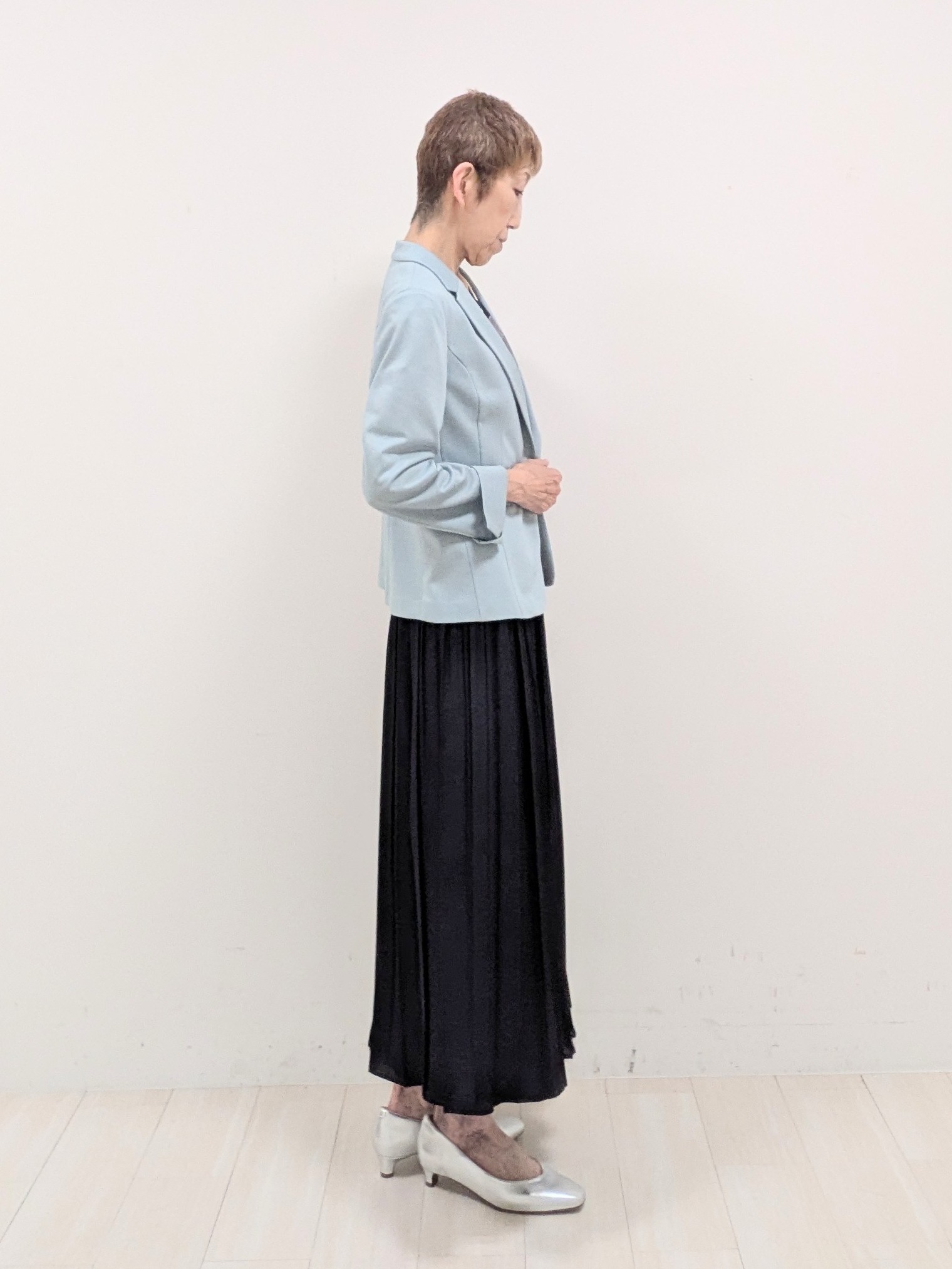 sachiさんの「Reflect｜【SS-4Lサイズ／UVカット／接触冷感】匠ジャケット／ベーシックテーラード」を使ったコーディネート