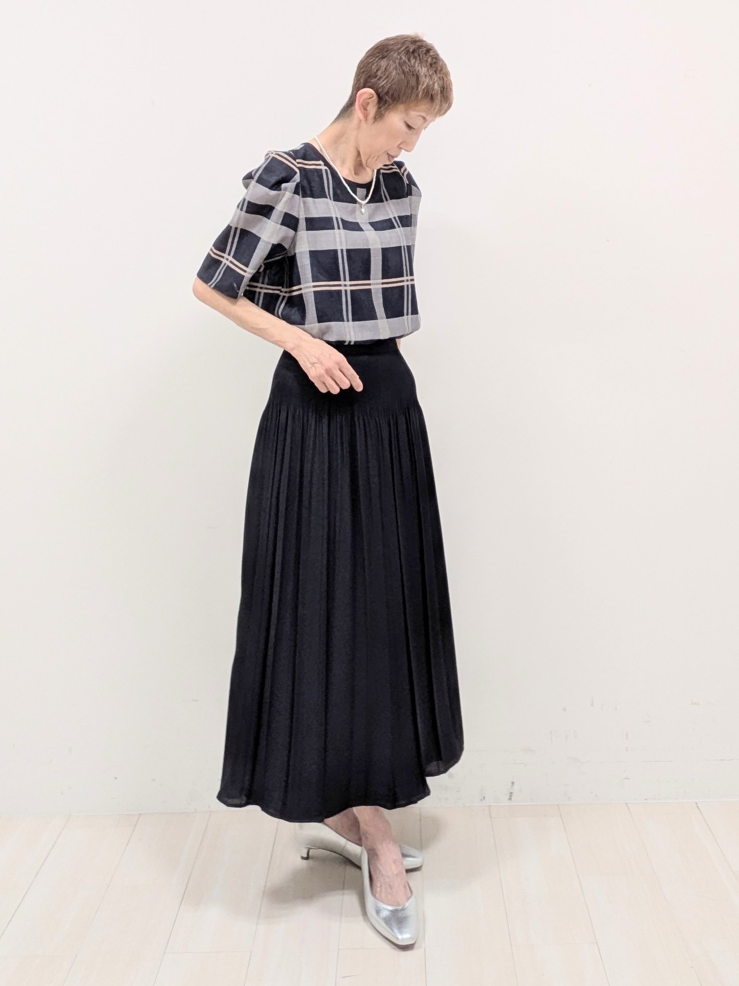 sachiさんの「Reflect｜【SS-4Lサイズ／UVカット／接触冷感】匠ジャケット／ベーシックテーラード」を使ったコーディネート