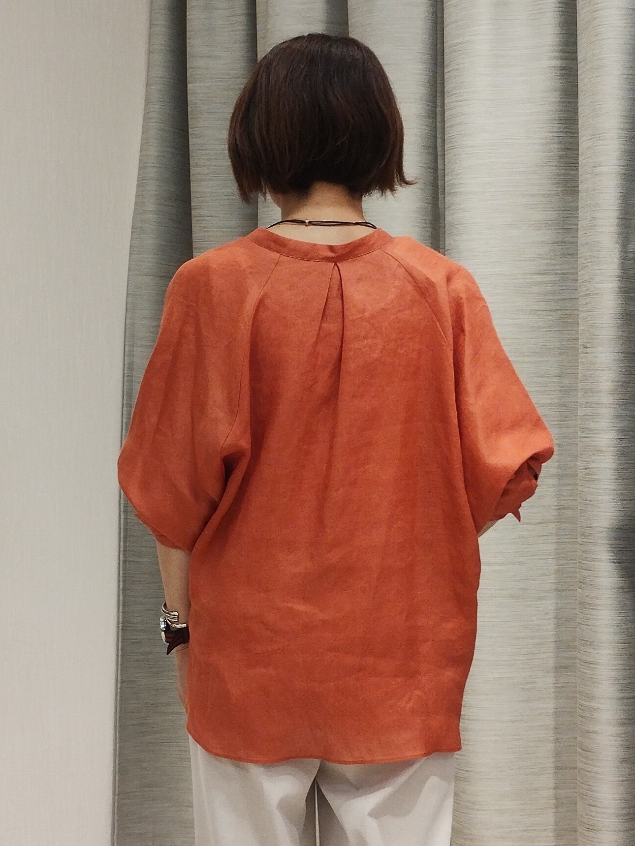 u&minus;macoさんの「UNTITLED｜【麻100】リネンドルマンシャツ」を使ったコーディネート
