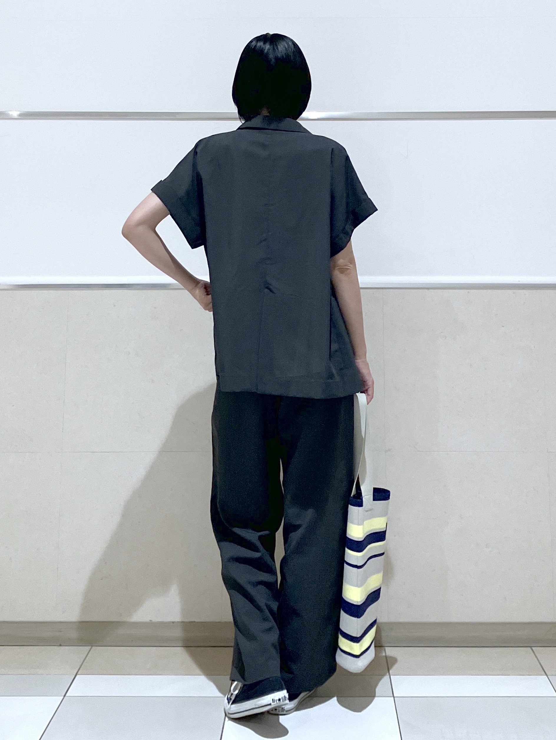 eriko さんの「Dessin｜【接触冷感/UVカット】美光沢ノースリーブカットソー」を使ったコーディネート