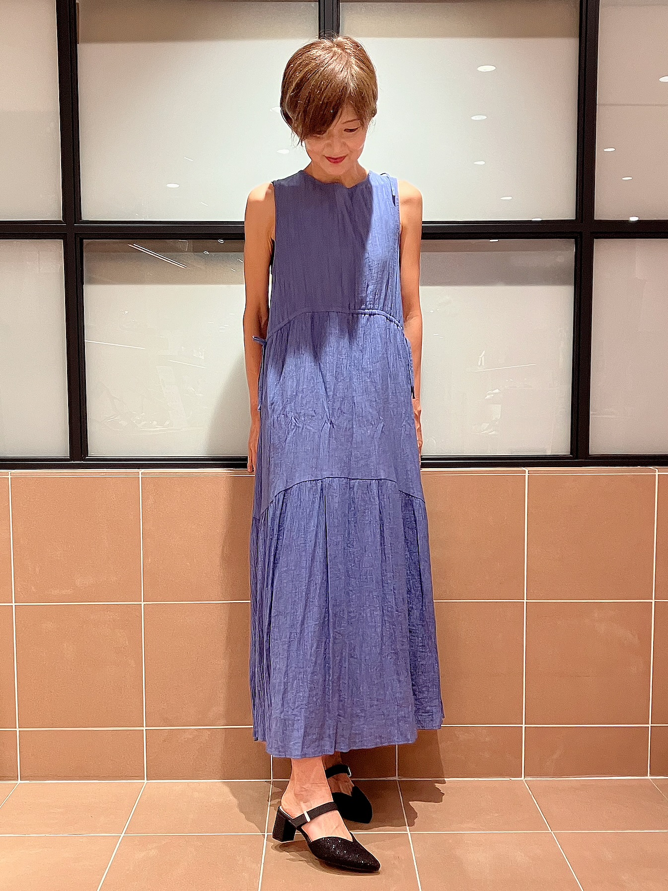 Ｋさんの「ESPERANZA｜シャイニーミュールパンプス」を使ったコーディネート