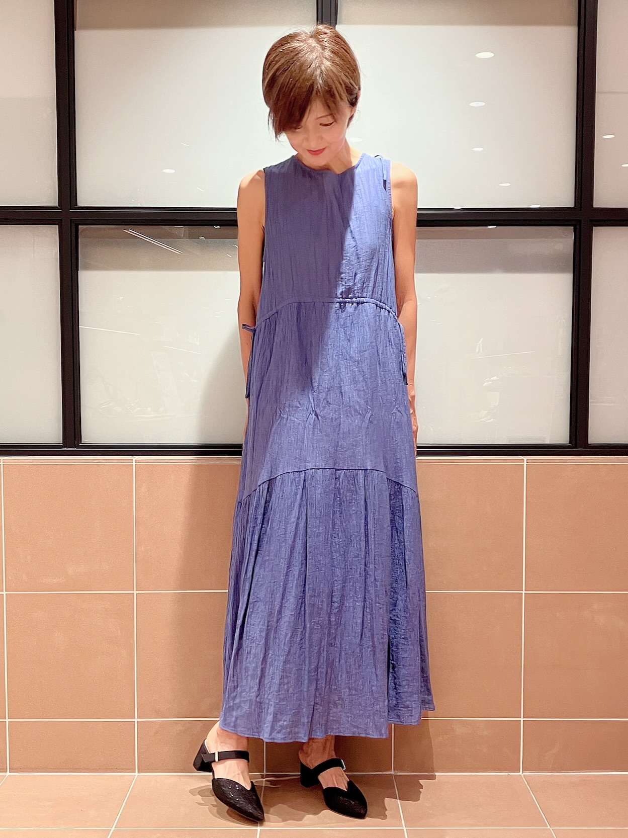 Ｋさんの「ESPERANZA｜シャイニーミュールパンプス」を使ったコーディネート