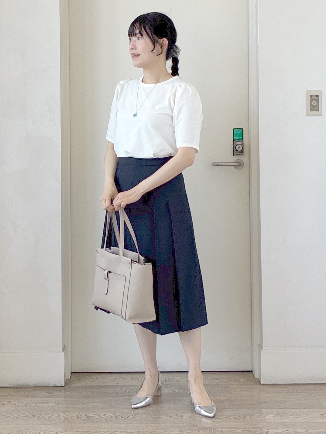  beni_gingerさんの「Reflect｜【UVカット／接触冷感／吸水速乾】デザインスリーブプルオーバー」を使ったコーディネート