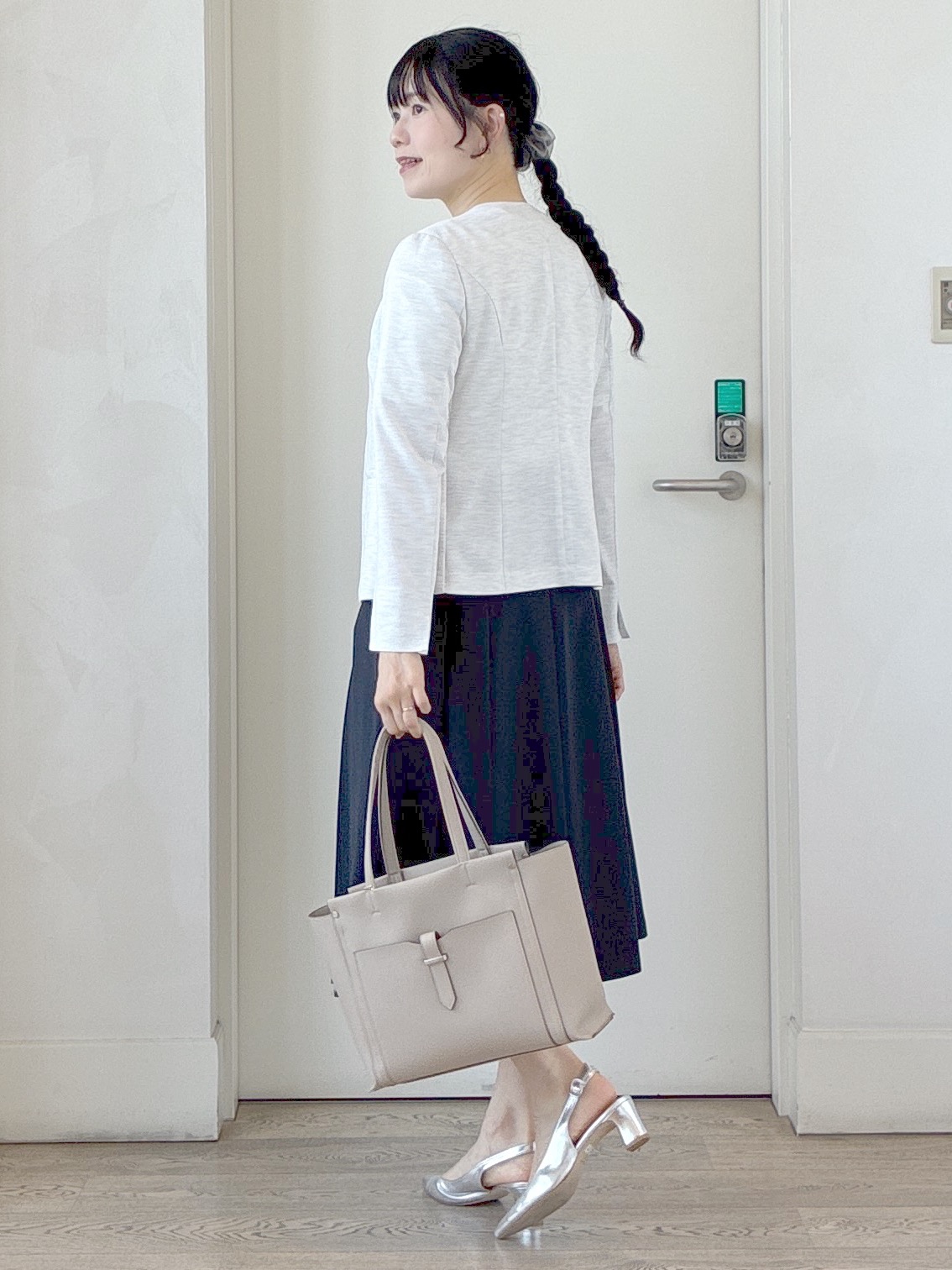  beni_gingerさんの「Reflect｜【SS-4Lサイズ／UVカット／接触冷感】匠ジャケット／ノーカラー」を使ったコーディネート