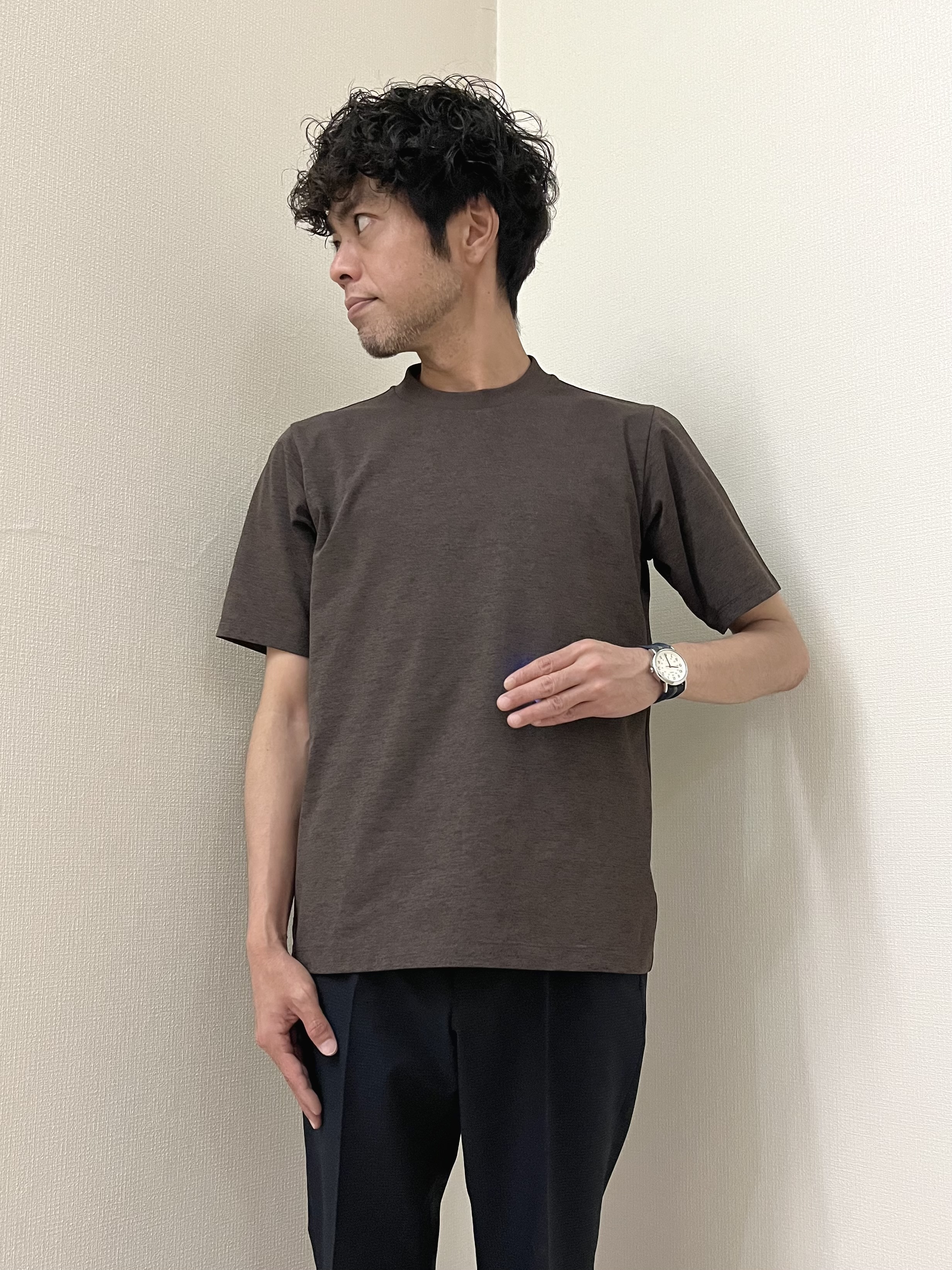 URAさんの「TAKEO KIKUCHI｜【抗菌防臭】COOL DOTS（R）ドビープリント ジャケット」を使ったコーディネート