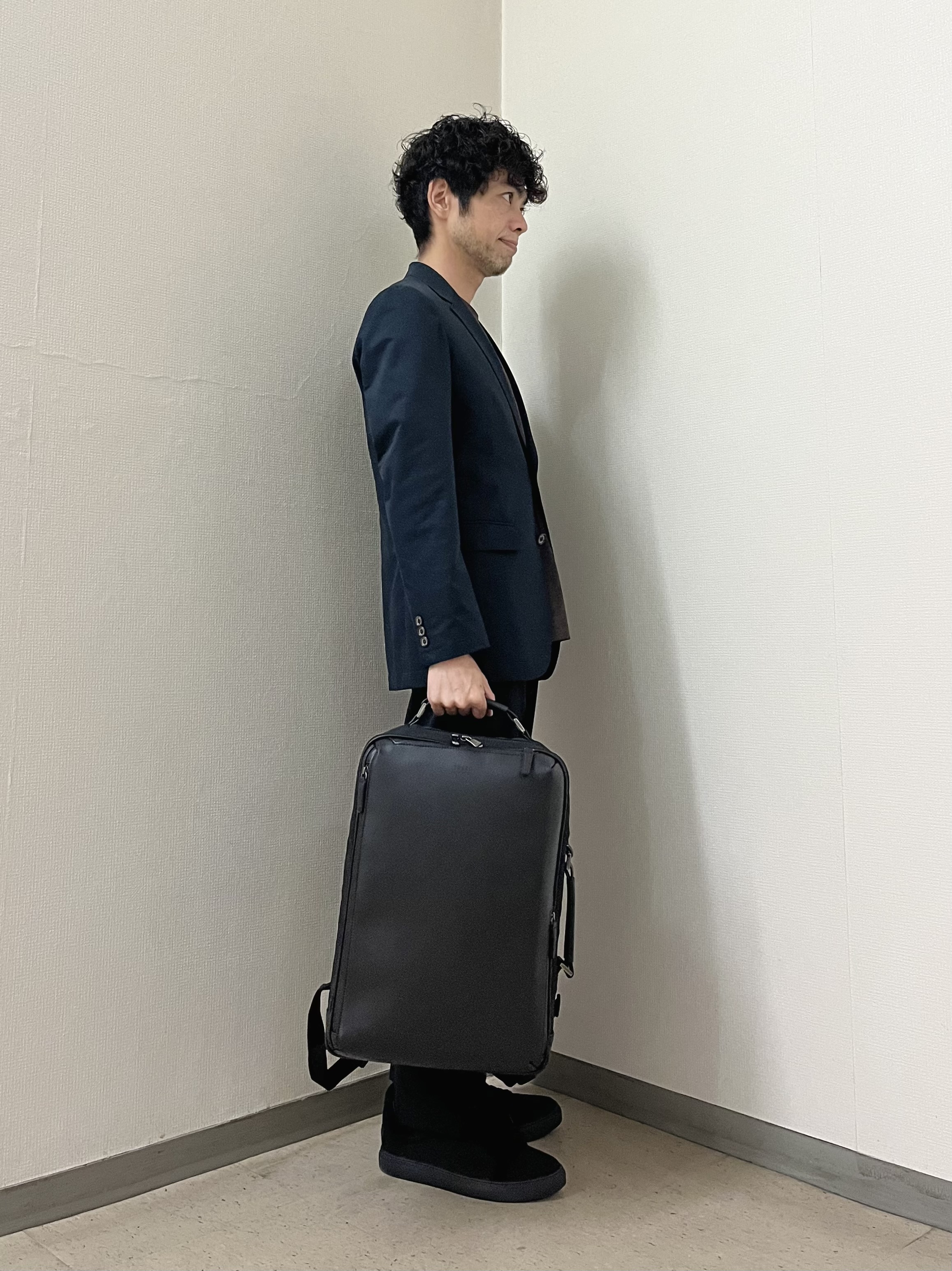 URAさんの「TAKEO KIKUCHI｜【抗菌防臭】COOL DOTS（R）ドビープリント ジャケット」を使ったコーディネート