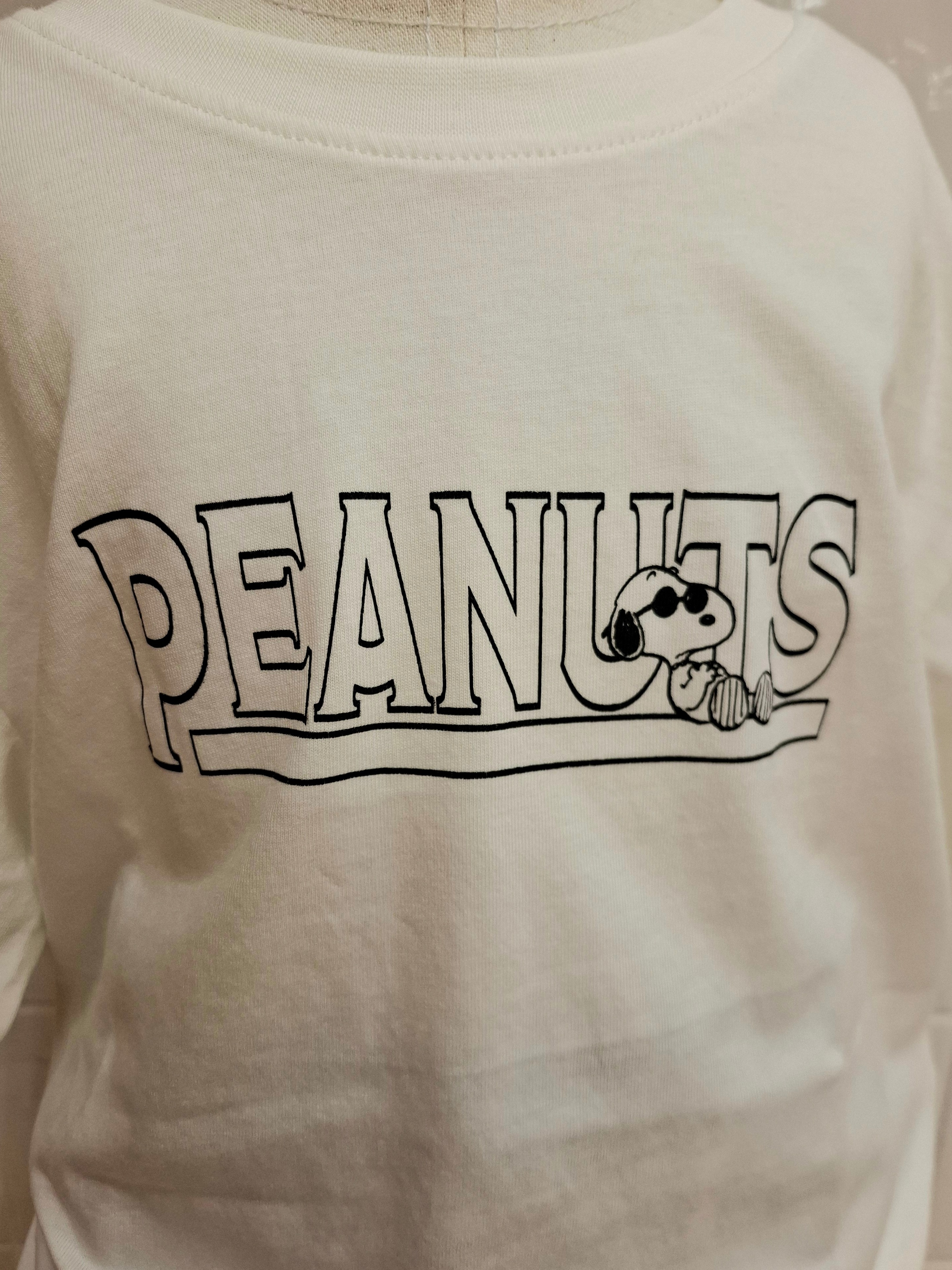 haruさんの「SHOO･LA･RUE｜【PEANUTS／ひんやり／親子リンク】プリントTシャツ」を使ったコーディネート