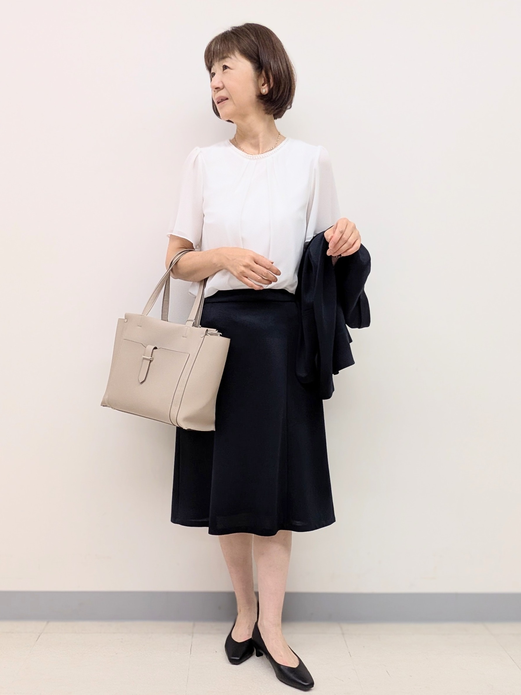 Ariさんの「Reflect｜【SS-4Lサイズ／UVカット／接触冷感】匠ジャケット／ベーシックテーラード」を使ったコーディネート