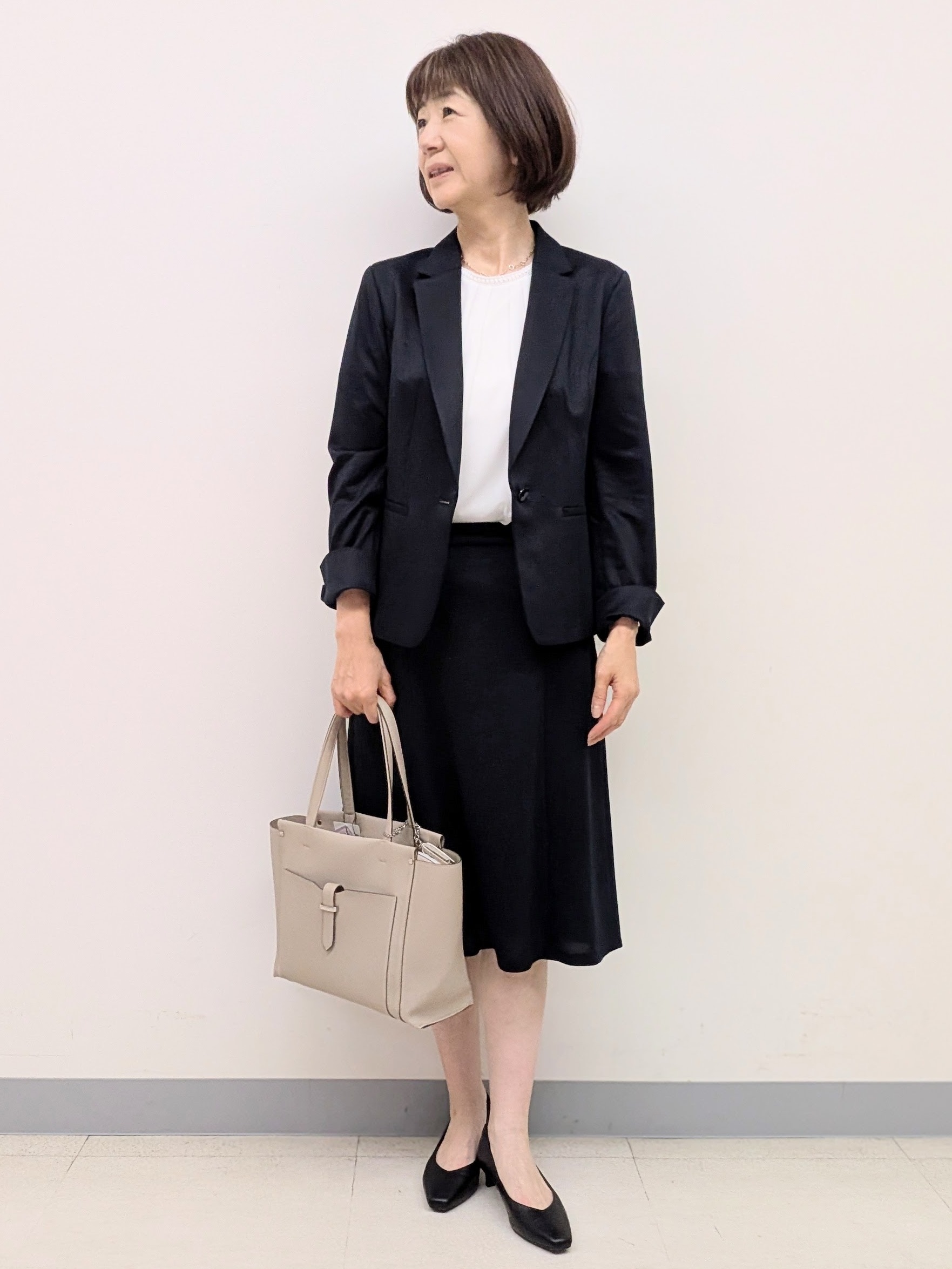 Ariさんの「Reflect｜【SS-4Lサイズ／UVカット／接触冷感】匠ジャケット／ベーシックテーラード」を使ったコーディネート