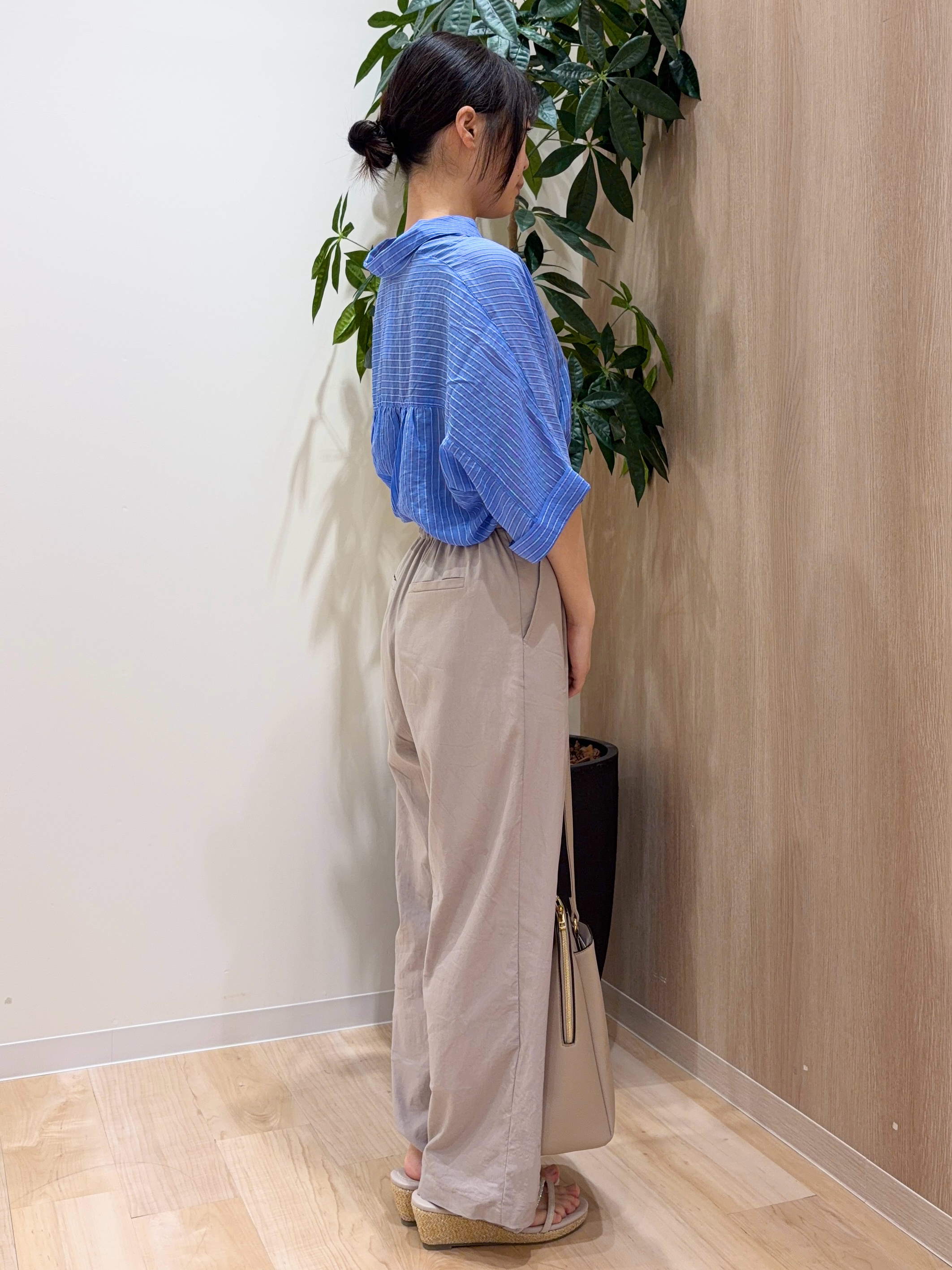 ayaneさんの「grove｜【抗菌防臭】2WAYレースタンク」を使ったコーディネート