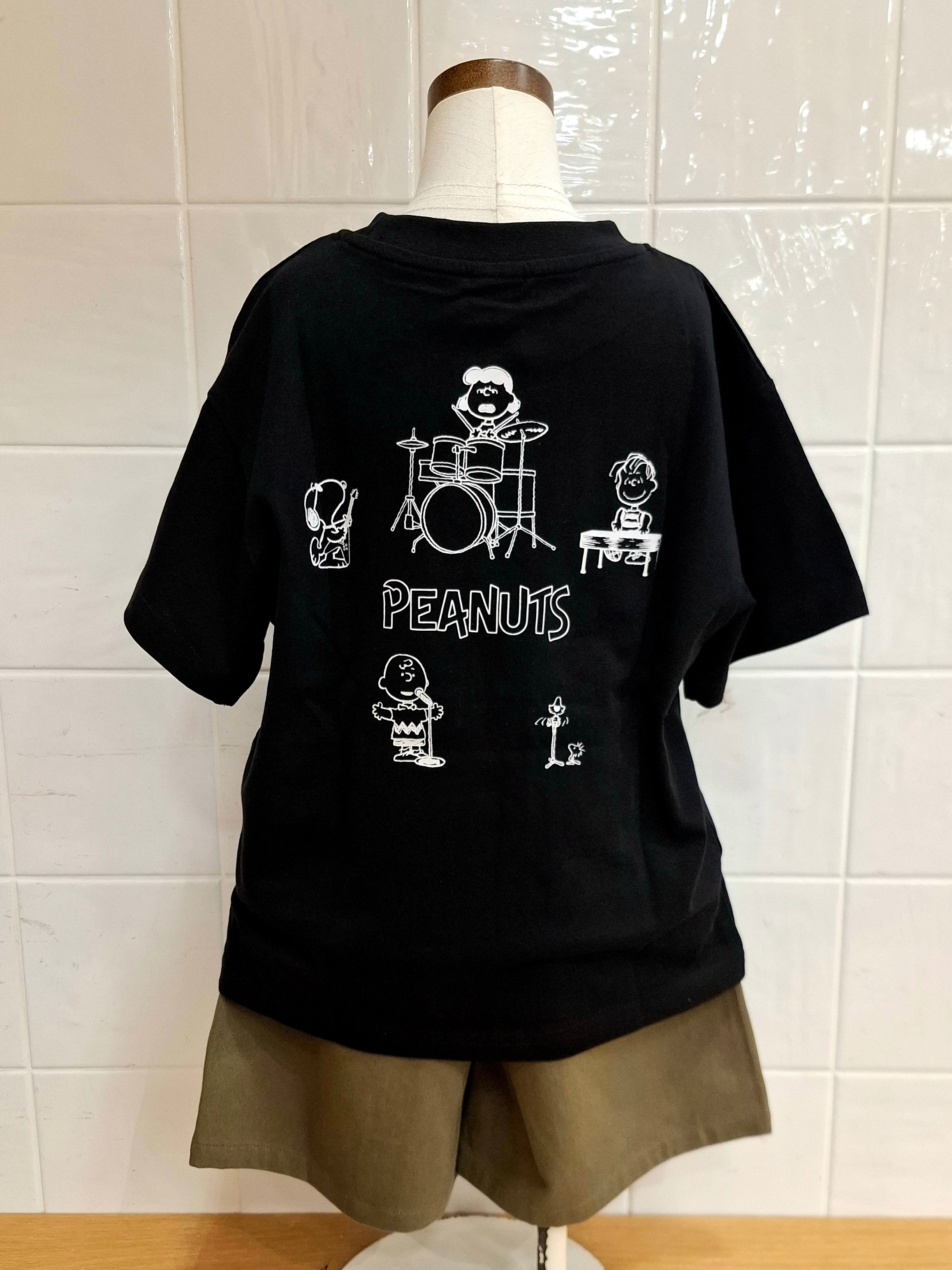 haruさんの「SHOO･LA･RUE｜【PEANUTS／ひんやり／親子リンク】プリントTシャツ」を使ったコーディネート