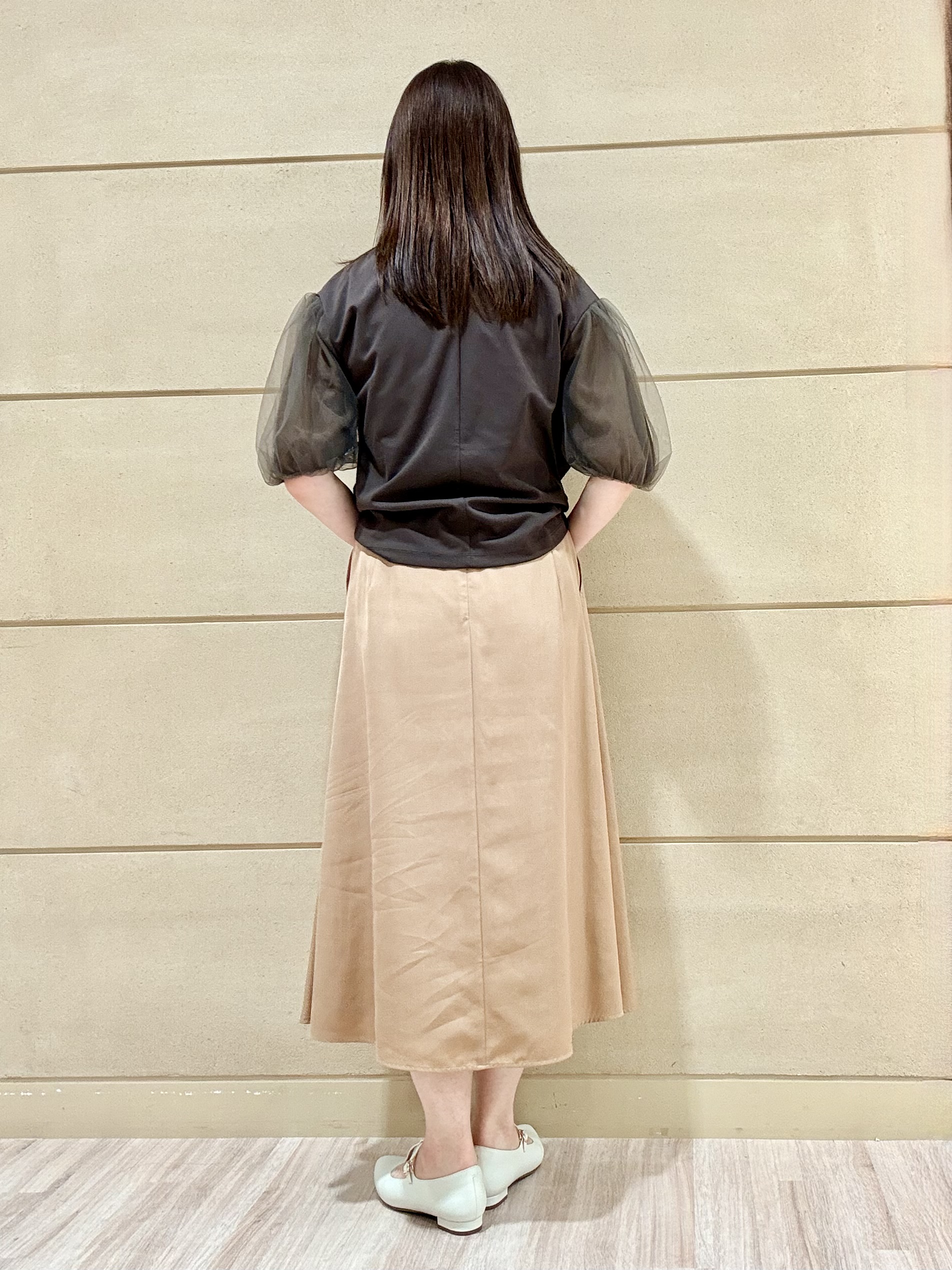 Marさんの「Reflect｜【UVカット／接触冷感／吸水速乾】チュールスリーブプルオーバー」を使ったコーディネート
