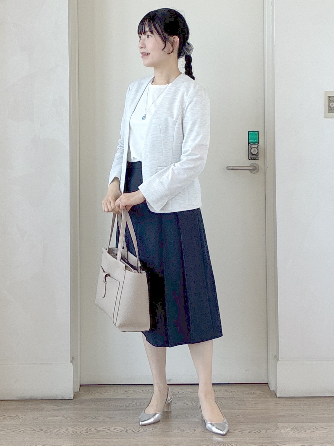  beni_gingerさんの「Reflect｜【SS-4Lサイズ／UVカット／接触冷感】匠ジャケット／ノーカラー」を使ったコーディネート