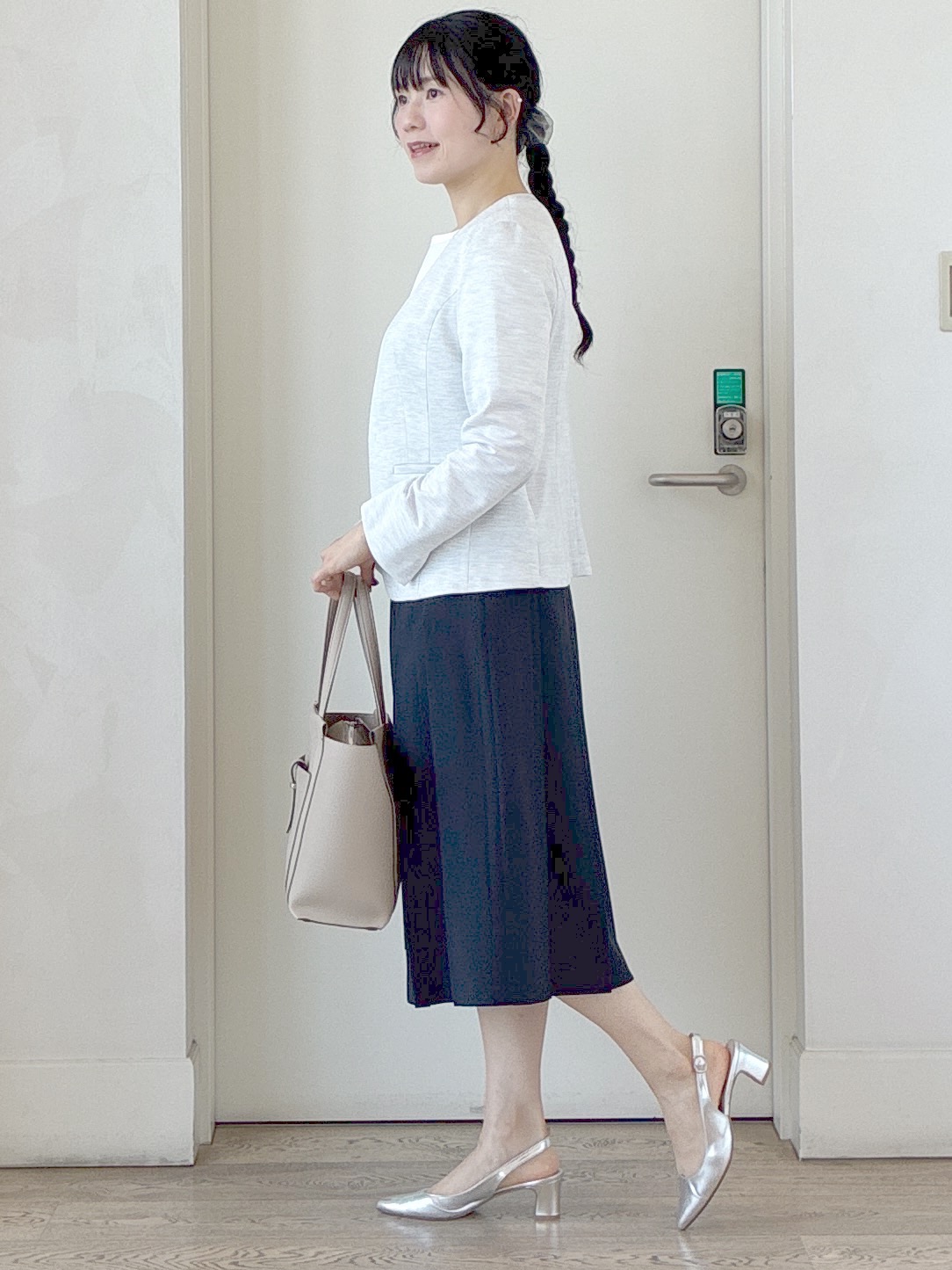  beni_gingerさんの「Reflect｜【SS-4Lサイズ／UVカット／接触冷感】匠ジャケット／ノーカラー」を使ったコーディネート