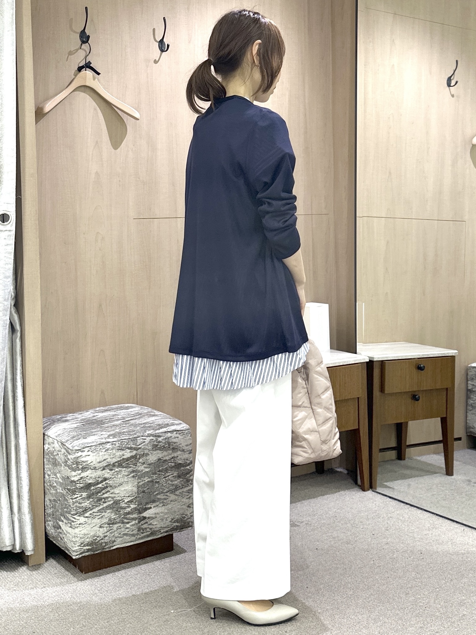 Miwaさんの「UNTITLED｜【多機能付き】バックプリーツデザインブラウス」を使ったコーディネート