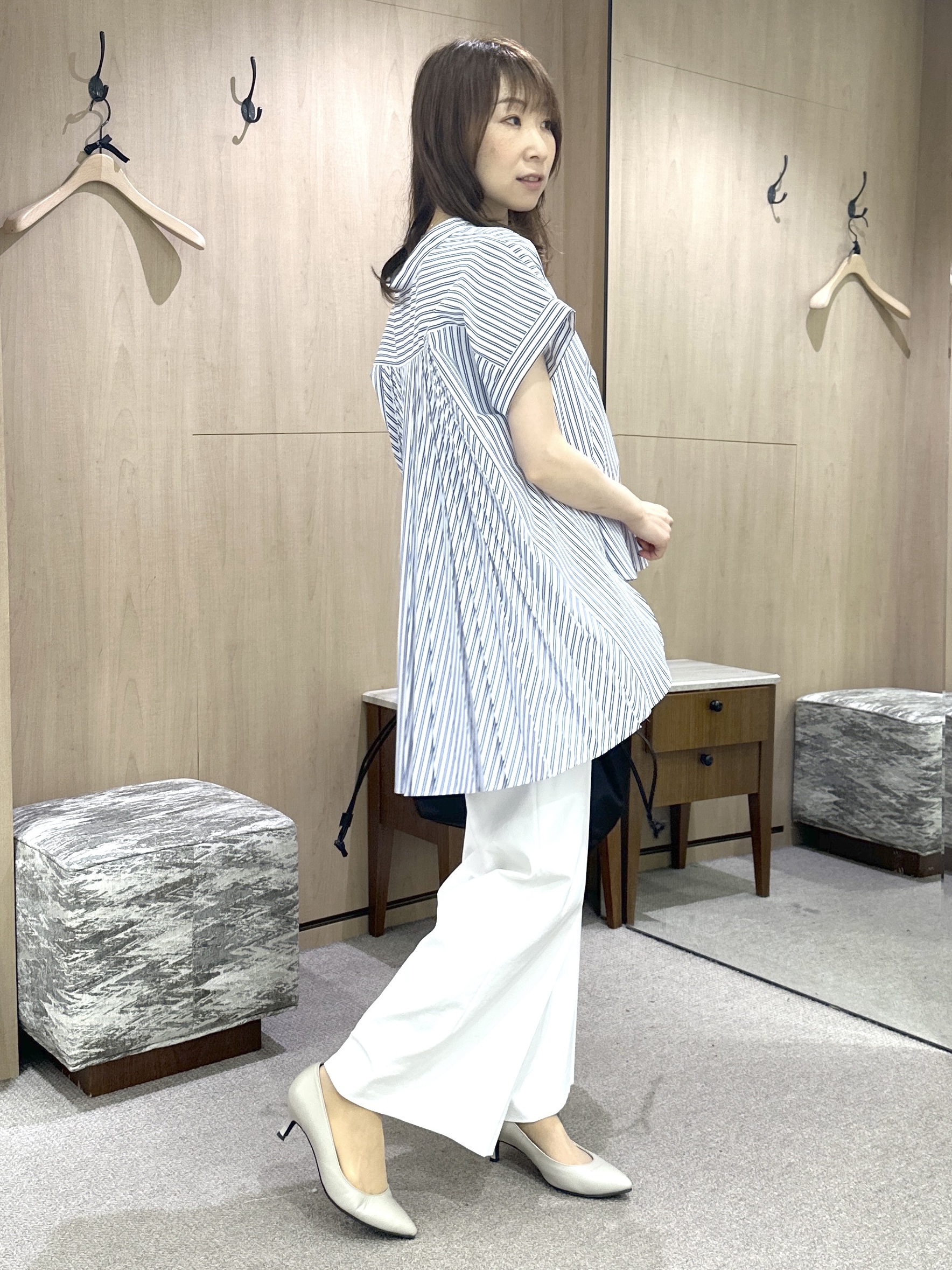 Miwaさんの「UNTITLED｜【多機能付き】バックプリーツデザインブラウス」を使ったコーディネート