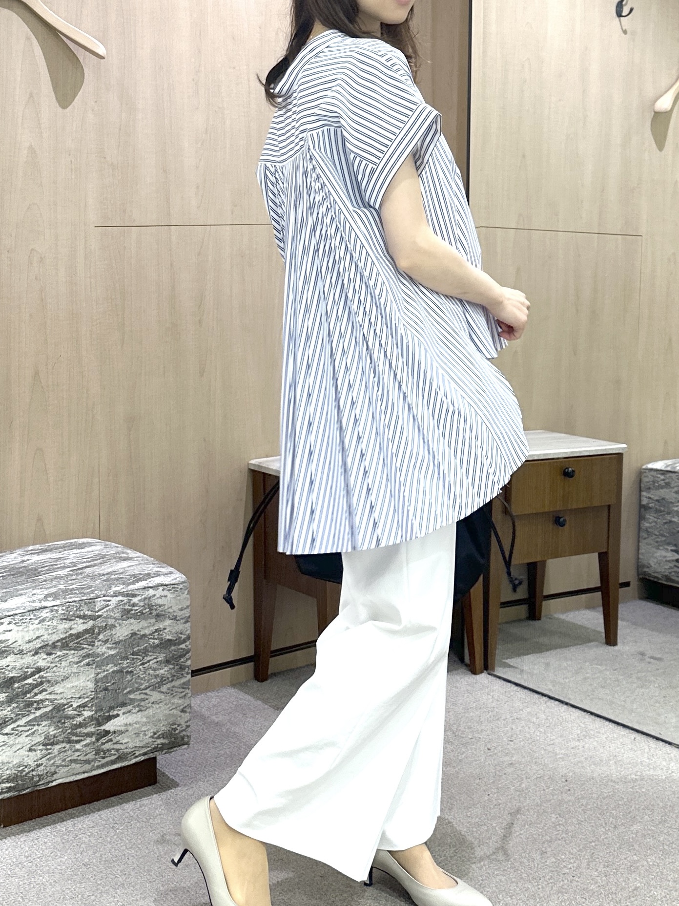 Miwaさんの「UNTITLED｜【多機能付き】バックプリーツデザインブラウス」を使ったコーディネート