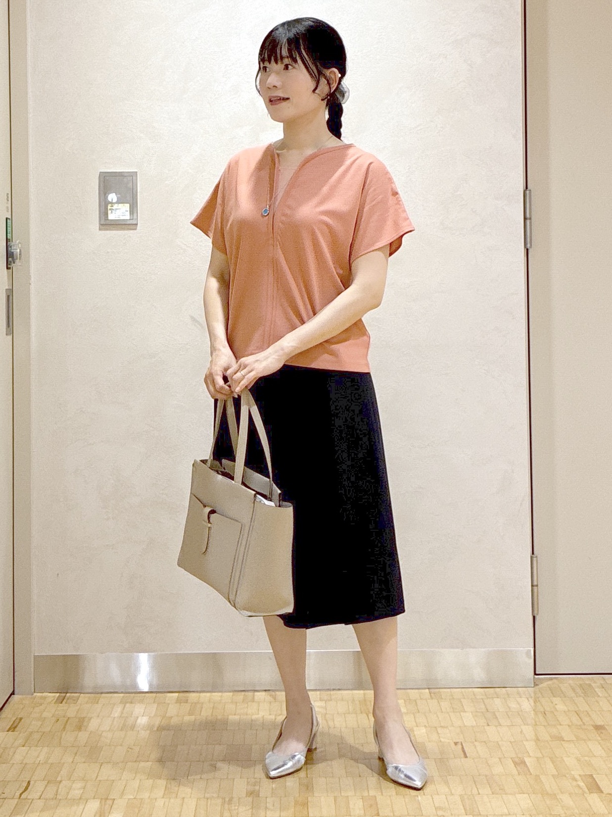  beni_gingerさんの「Reflect｜【SS-4Lサイズ／UVカット／接触冷感】匠ジャケット／ノーカラー」を使ったコーディネート
