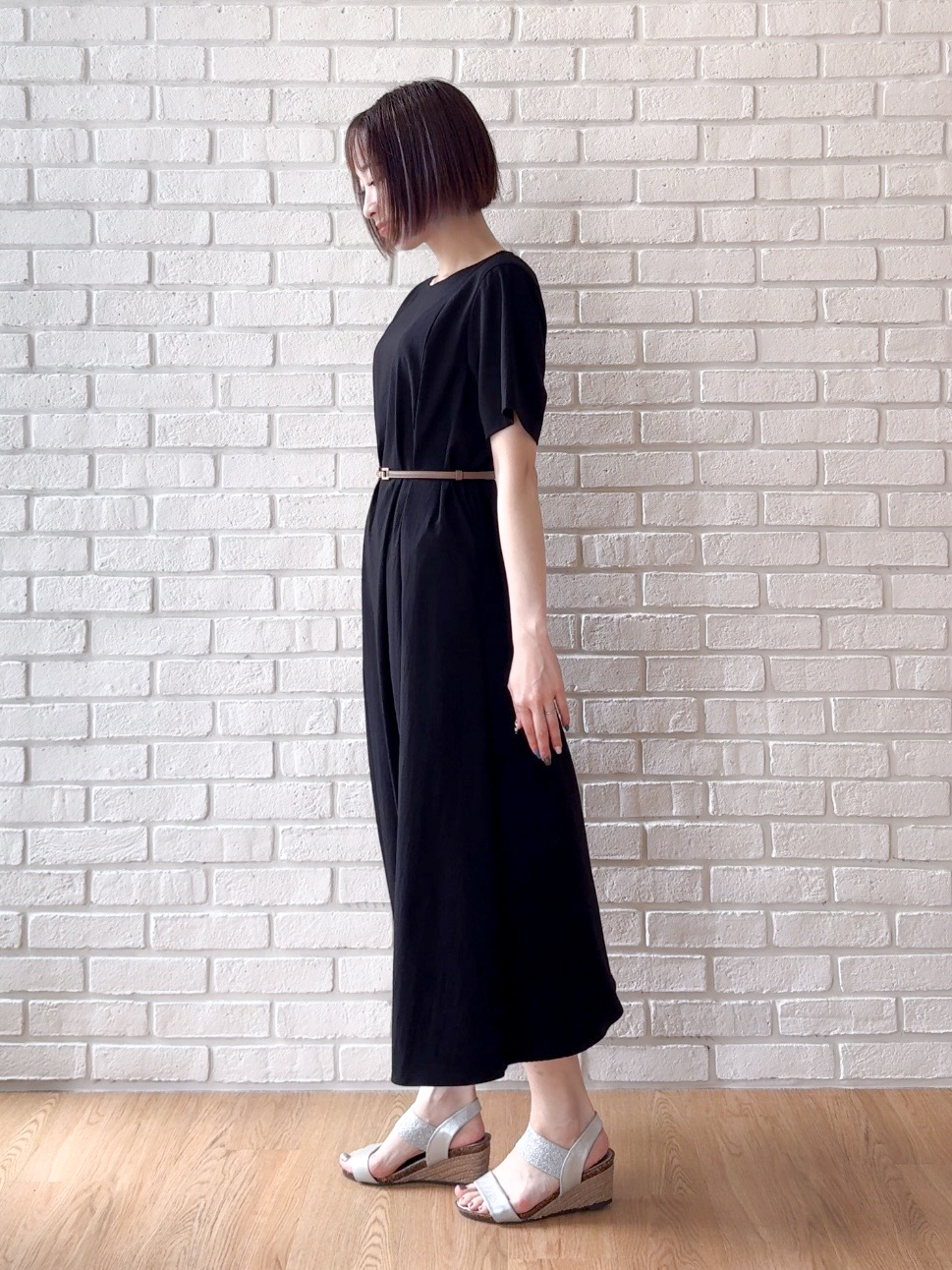 𝐜𝐡𝐢𝐤𝐚さんの「SHOO･LA･RUE｜【高レビュー/洗濯機可/セットアップ可】軽凛(かろりん) ひんやり半袖ジャケット」を使ったコーディネート